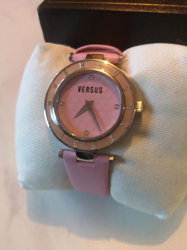 Designer Versus pink leather strap watch Size ONE SIZE - 3 Thumbnail
