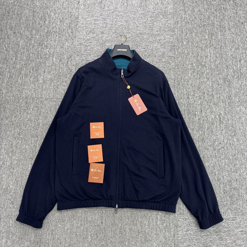 Loro Piana LORO PIANA Wool double-sided jacket Size US L / EU 52-54 / 3 - 1 Thumbnail