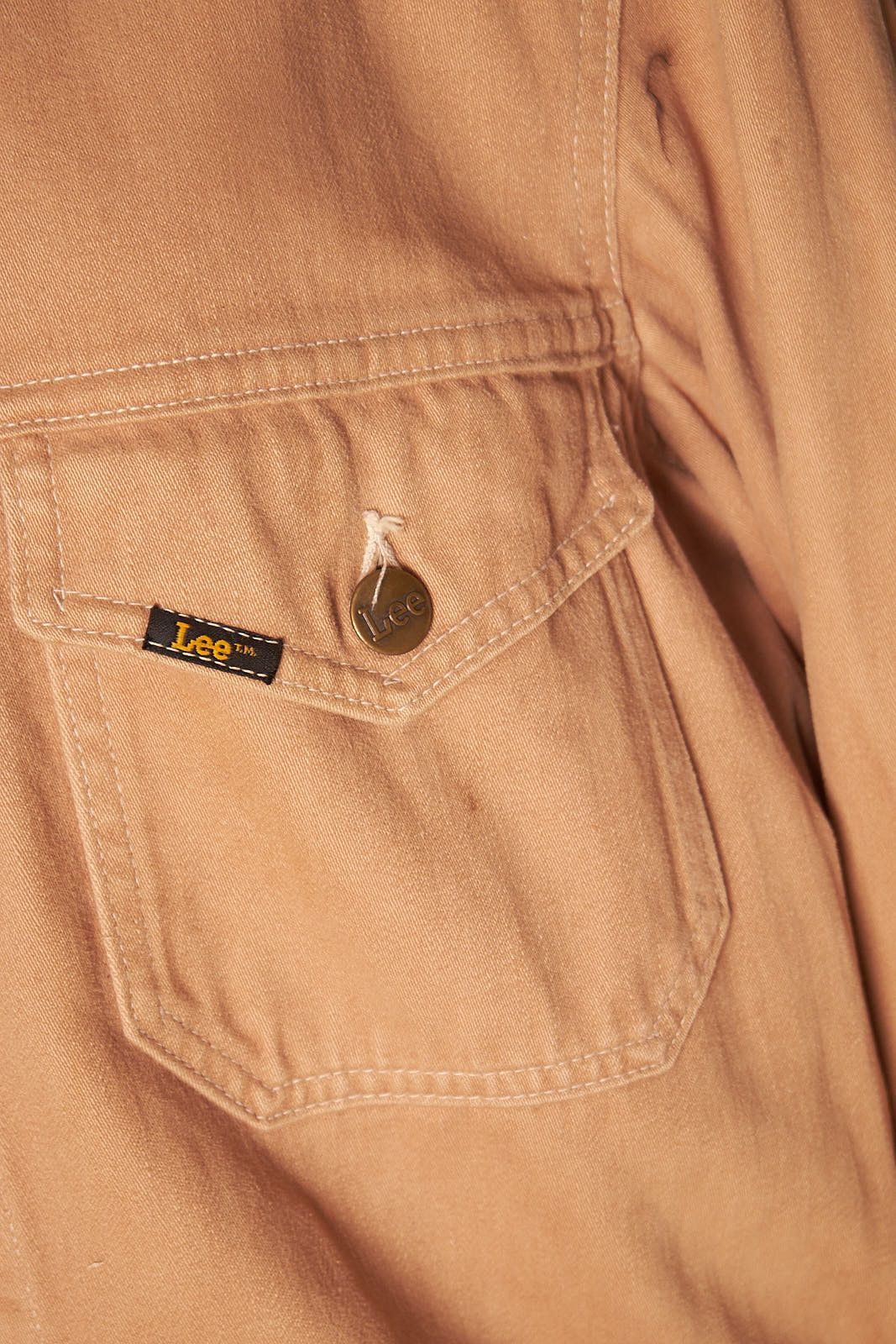 Lee 1970s Tan Lee Trucker Jacket Size US M / EU 48-50 / 2 - 7 Thumbnail
