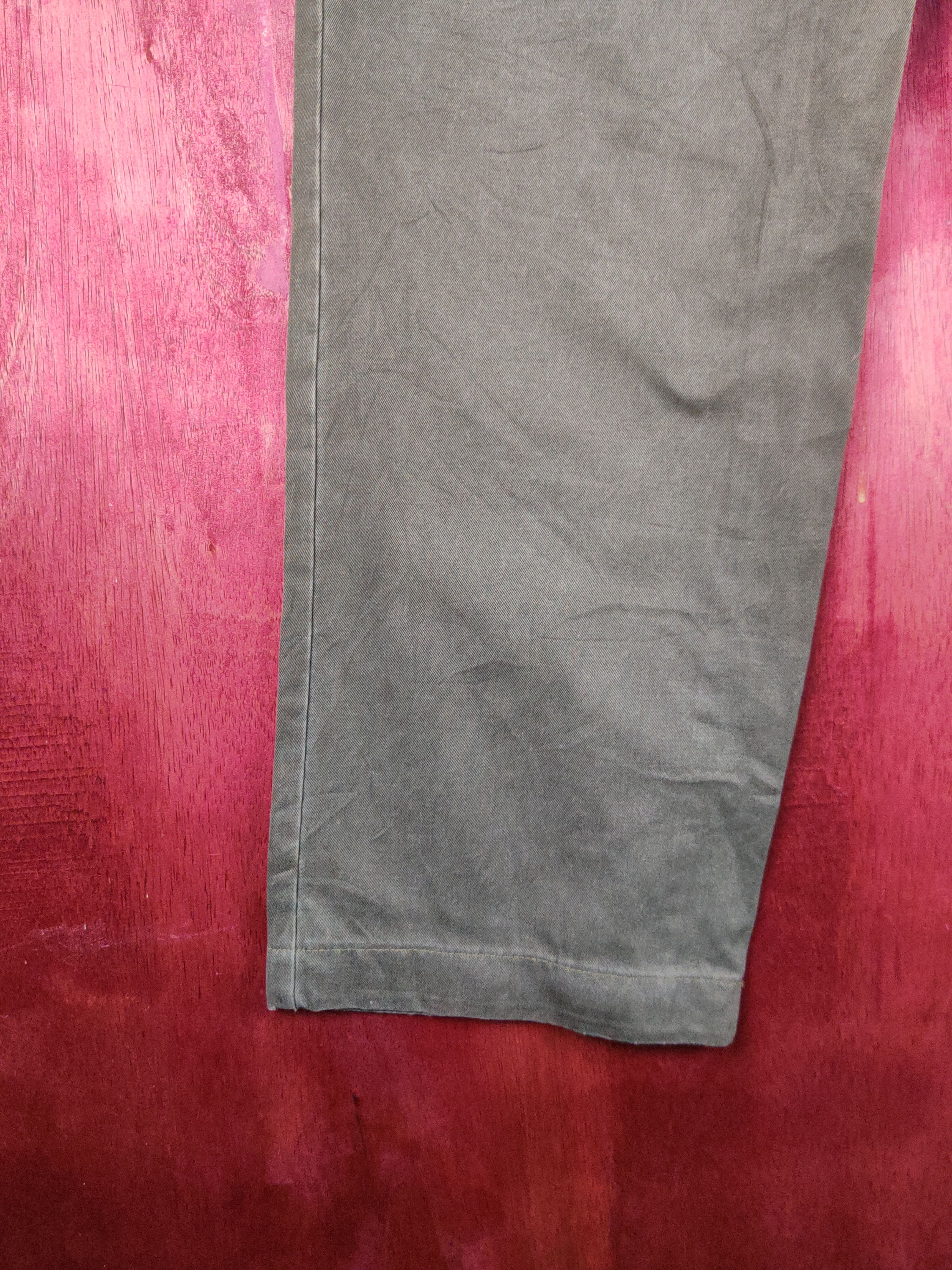 Japanese Brand Wolvo Olive Multipocket Casual Pants #S1568 Size US 29 - 9 Thumbnail