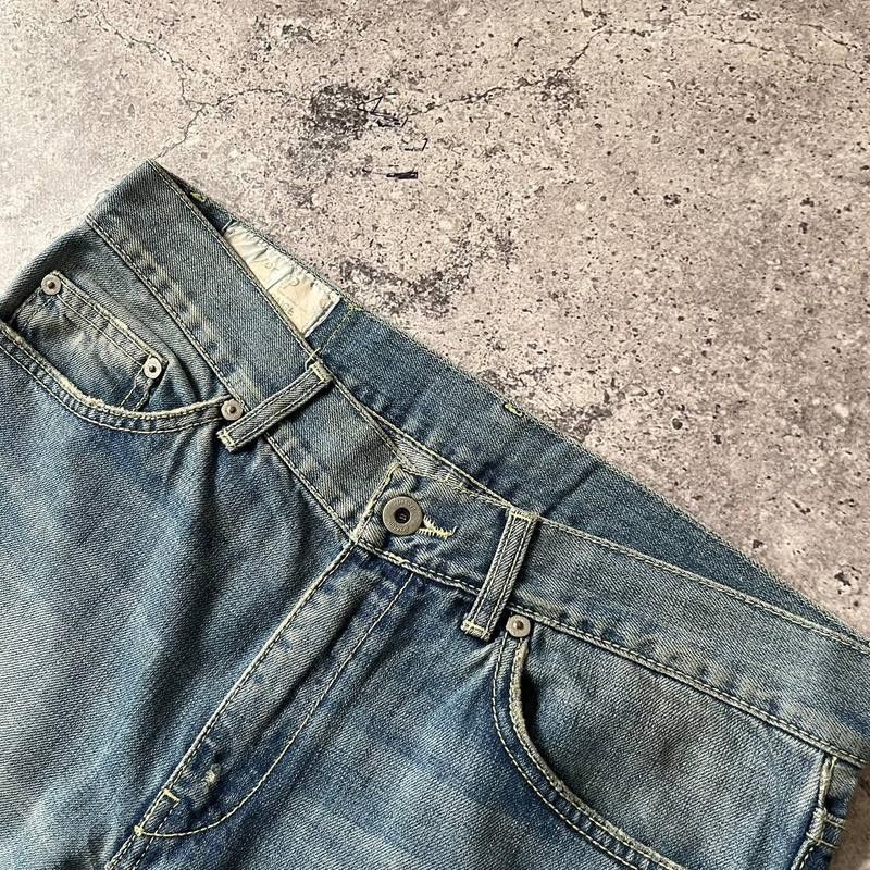 Japanese Brand × Vintage Y2K Vintage Distressed Blue Jeans Made in Italy Size 30-31 Size US 30 / EU 46 - 2 Thumbnail