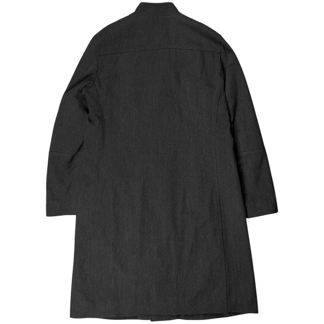 Dirk Bikkembergs Dirk Bikkembergs Metal Leather Pocket Wool Coat Size US XL / EU 56 / 4 - 3 Thumbnail