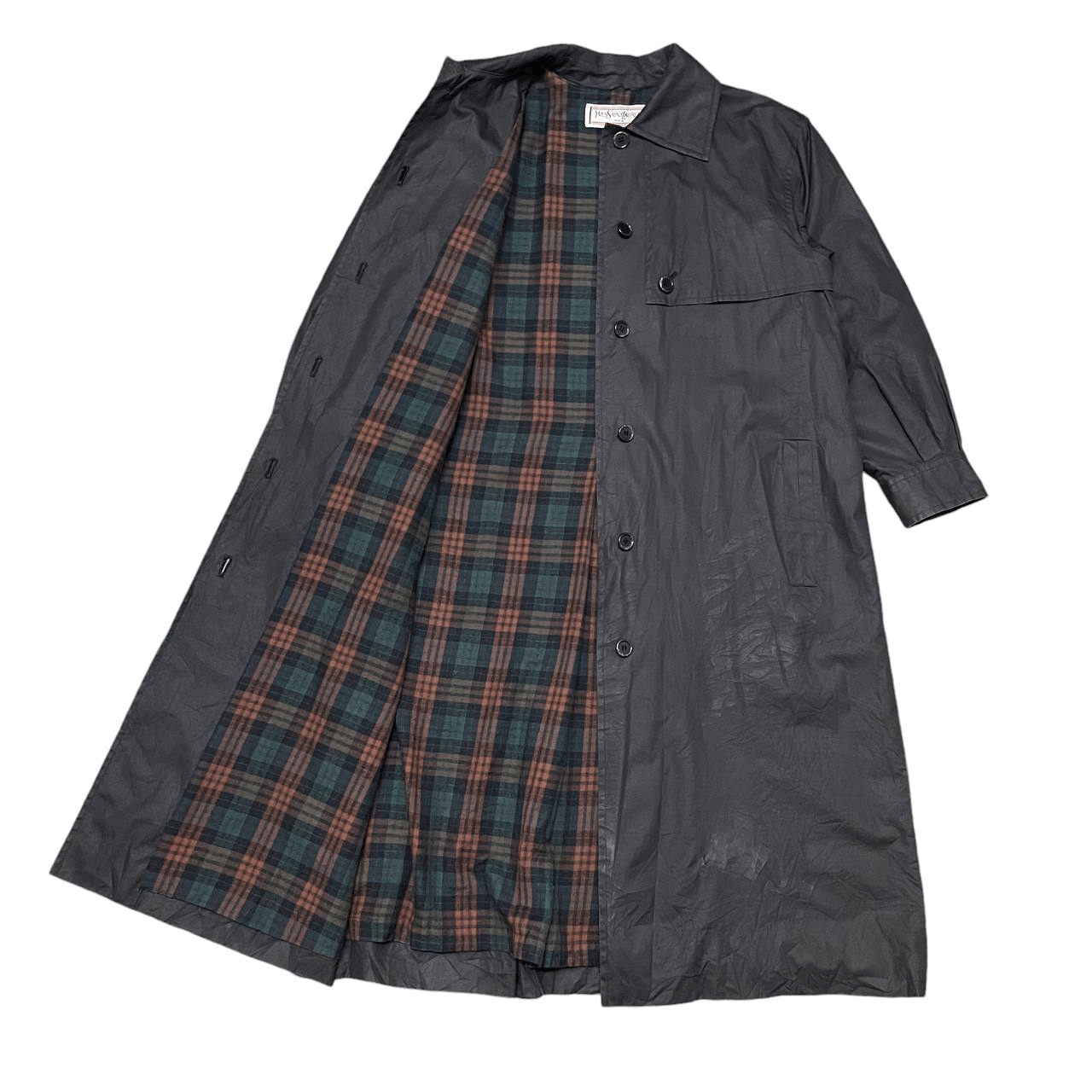 Yves Saint Laurent Vintage YSL Yves Saint Laurent Paris Trench Coat Size S / US 4 / IT 40 - 1 Thumbnail