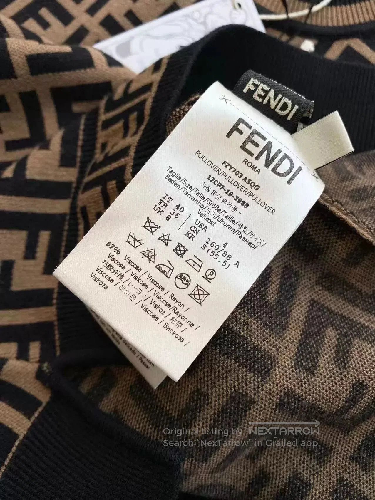 Fendi Fendilong. Size US XXS / EU 40 - 5 Thumbnail