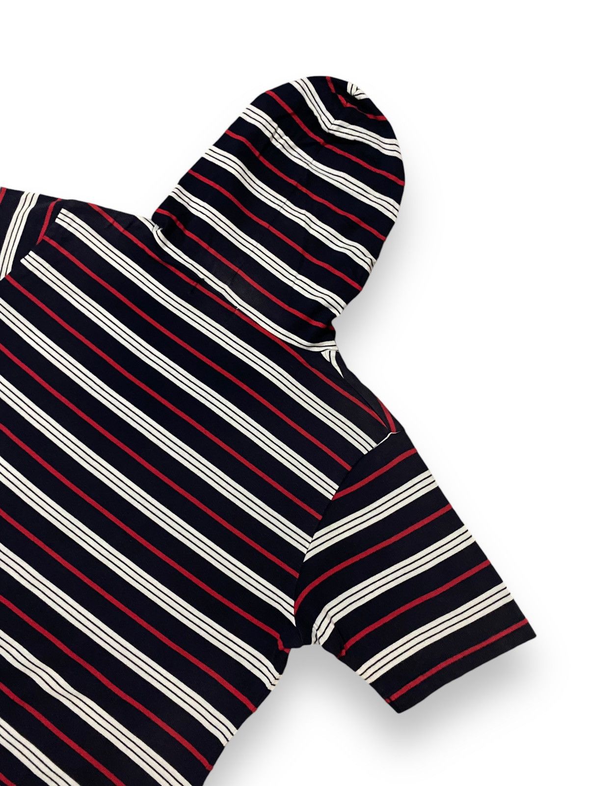 Japanese Brand × U.S. Polo Assn. U.S.POLO ASSOCIATION STRIPES HOODIE SHORT SLEEVES Size US M / EU 48-50 / 2 - 10 Thumbnail