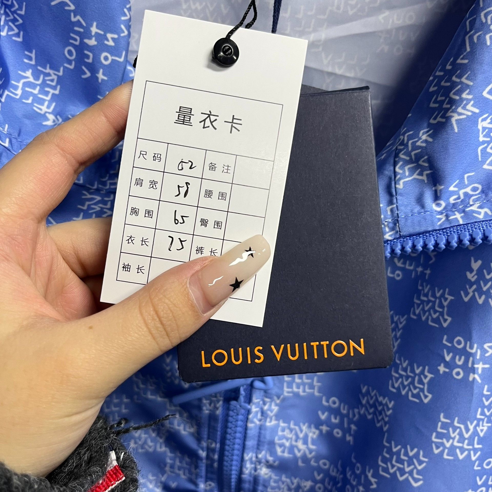 Louis Vuitton Louis Vuitton's latest full blue plaid print windbreaker ja Size US L / EU 52-54 / 3 - 2 Thumbnail