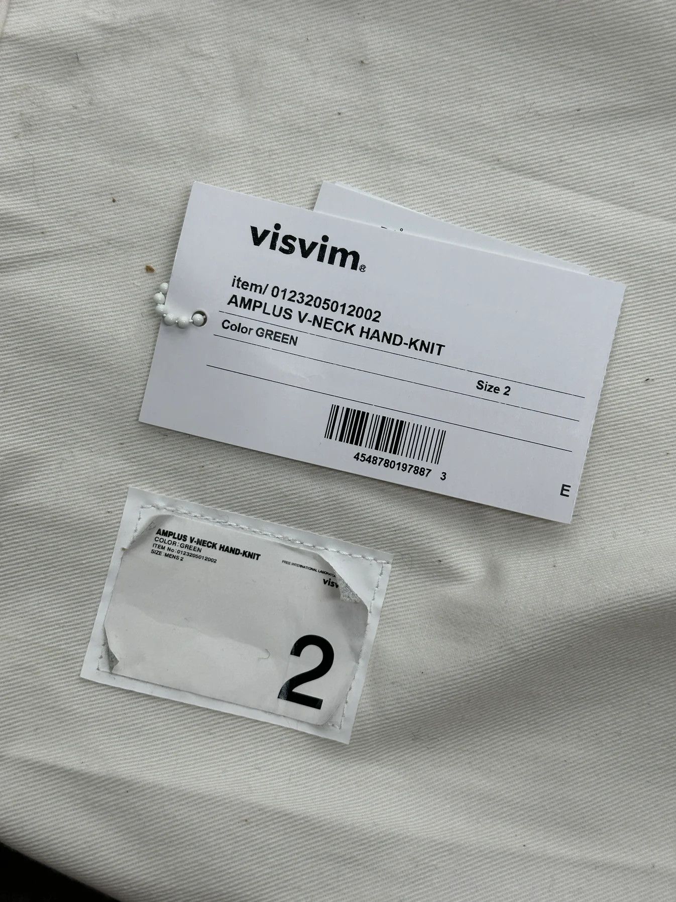 Visvim FW23 Amplus V-Neck Hand-Knit Size US M / EU 48-50 / 2 - 9 Thumbnail