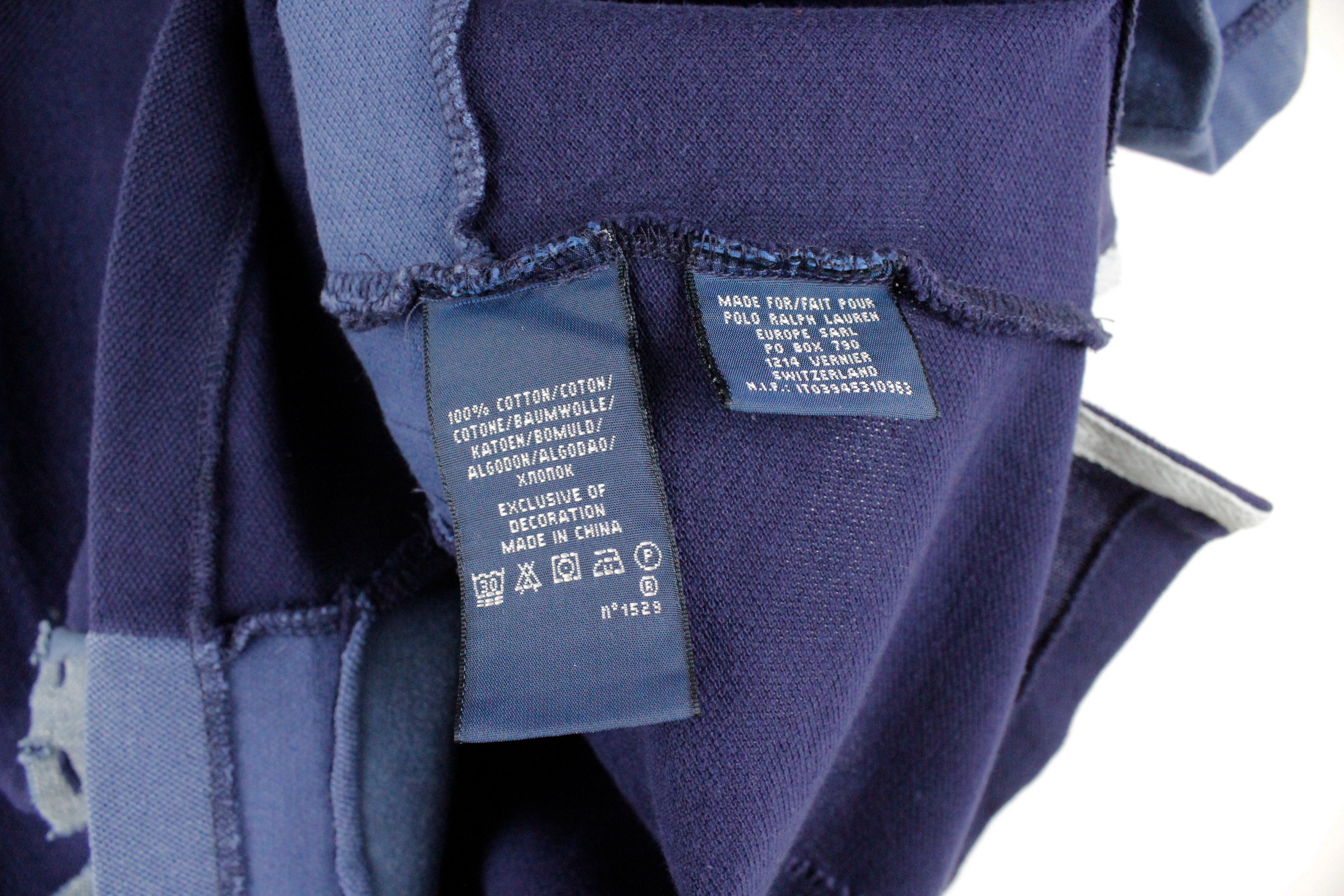 Polo Ralph Lauren Polo Ralph Lauren Logo Indigo Boro Patchwork Polo Shirt Size US M / EU 48-50 / 2 - 4 Thumbnail