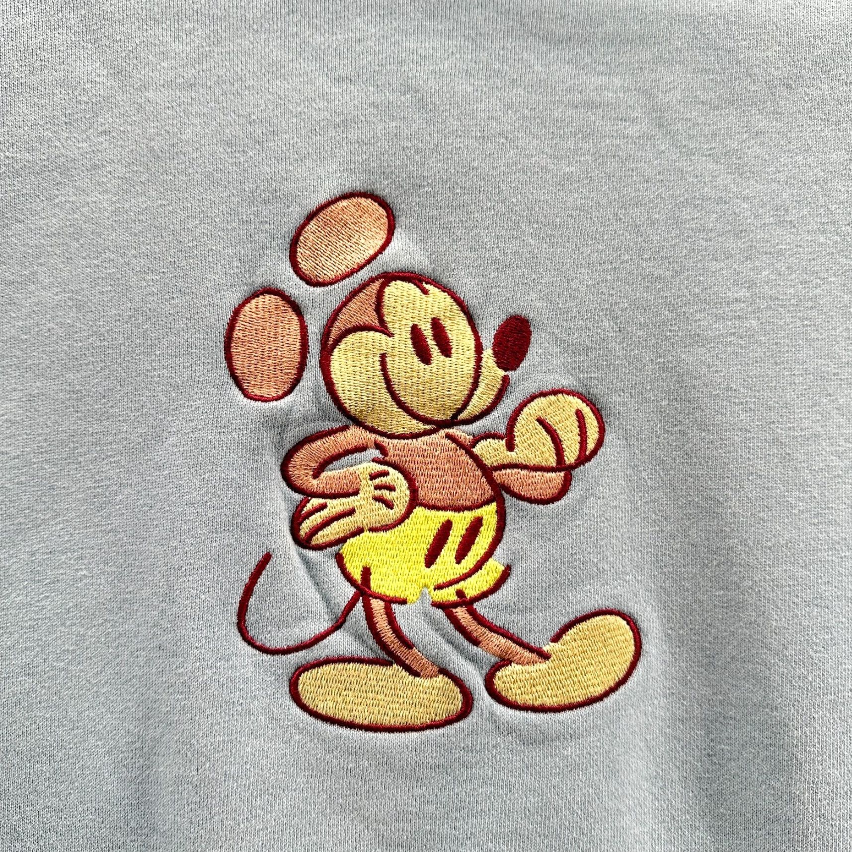 Disney Disney Parks Mickey Mouse Embroidered Hoodie Light Blue Size Small Heavyweight Size S / US 4 / IT 40 - 3 Thumbnail