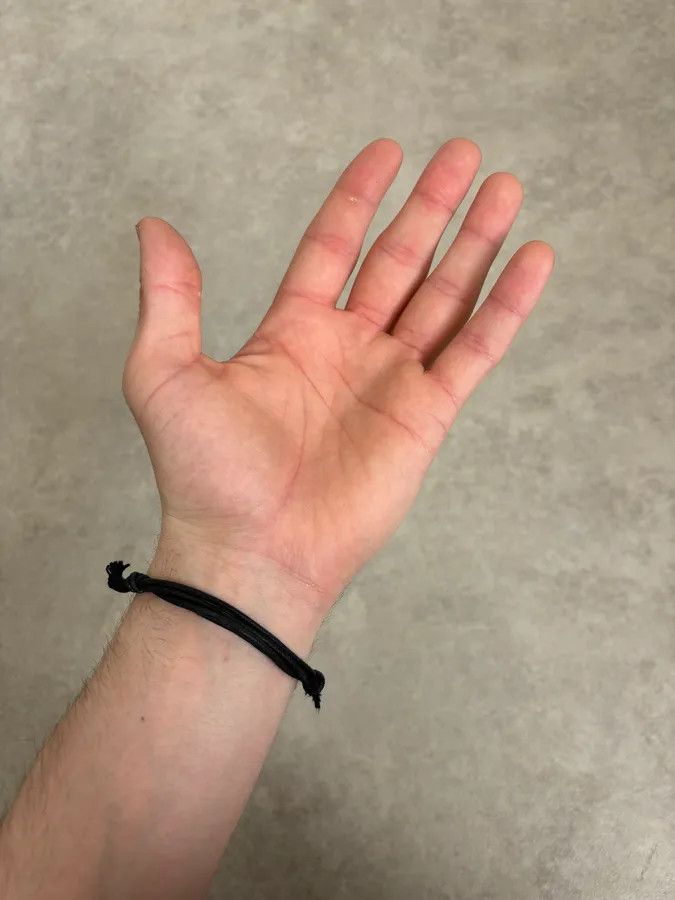 Vintage Cesare Paciotti Black Leather Cord Cross Bracelet Size ONE SIZE - 4 Thumbnail