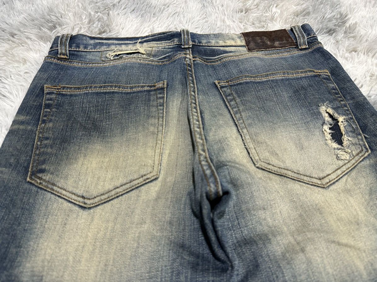 GOA 🔥Y2K Archived Goa Mud Wash Zipper Flared Denim Distressed Size US 34 / EU 50 - 19 Thumbnail