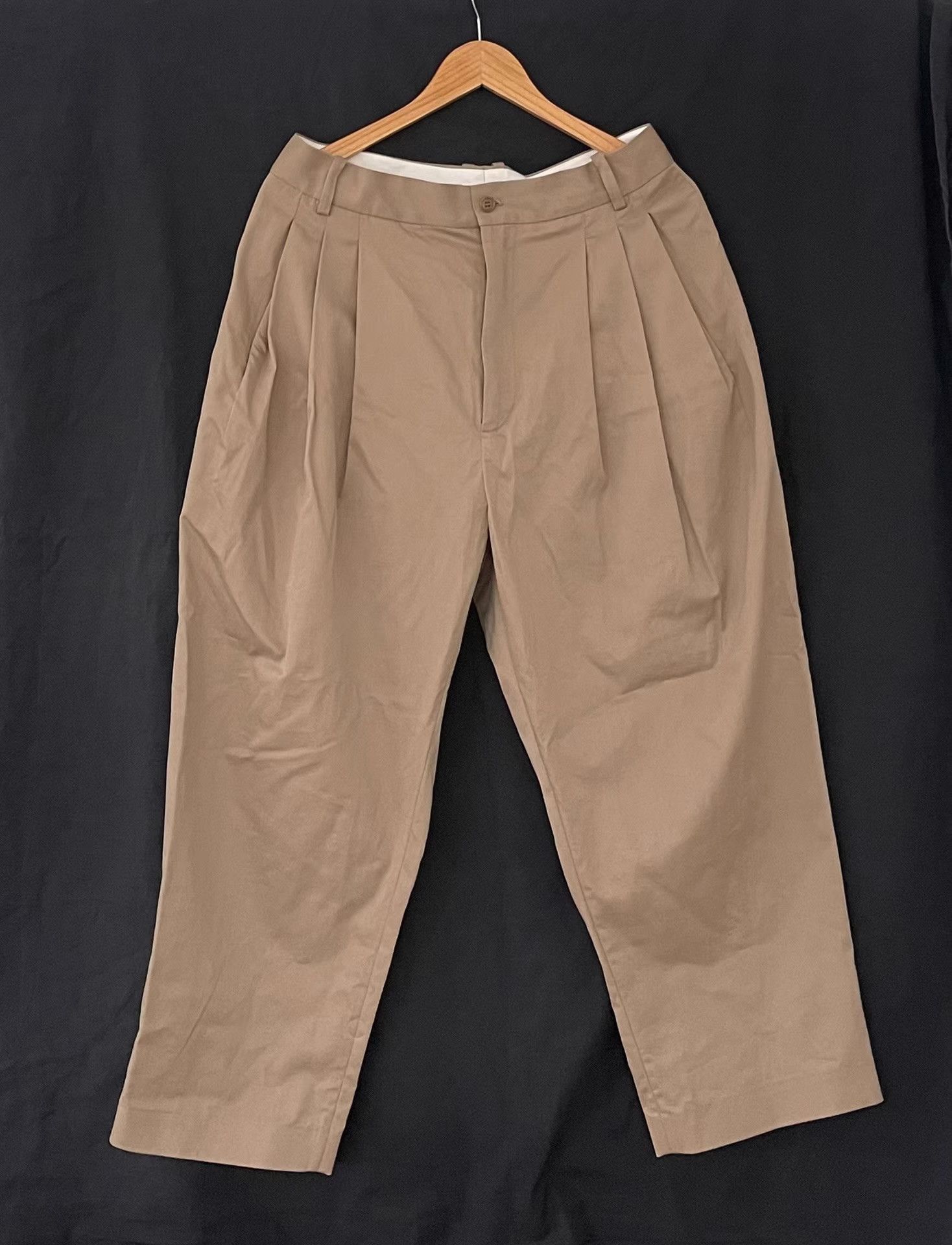 Hed Mayner Hed Mayner Three-Pleat Wide-Leg Pants Ｑ21 Size US 34 / EU 50 - 1 Thumbnail