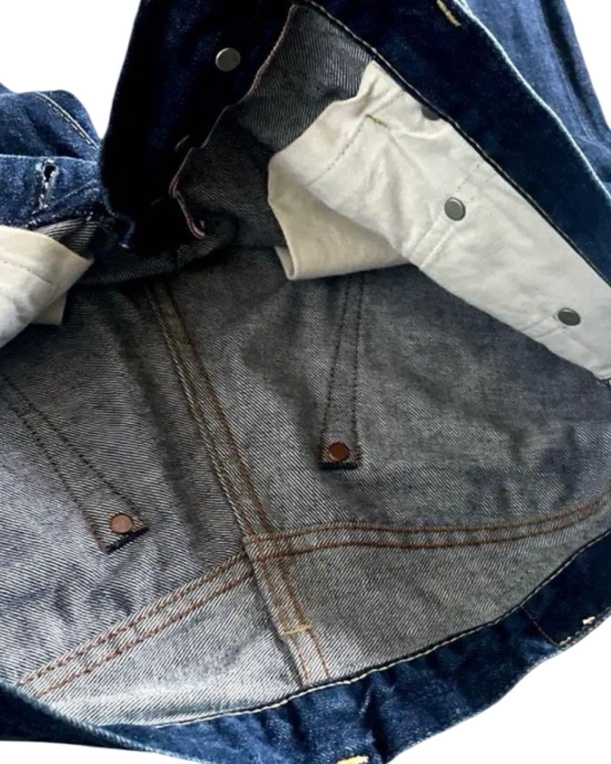 Hysteric Glamour Indigo Dark Wash Studded Denim Jeans Size US 30 / EU 46 - 3 Thumbnail
