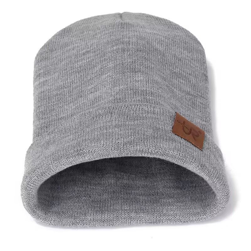 Other URGENTMAN Stylish Plain Knitted Beanie Size ONE SIZE - 2 Thumbnail