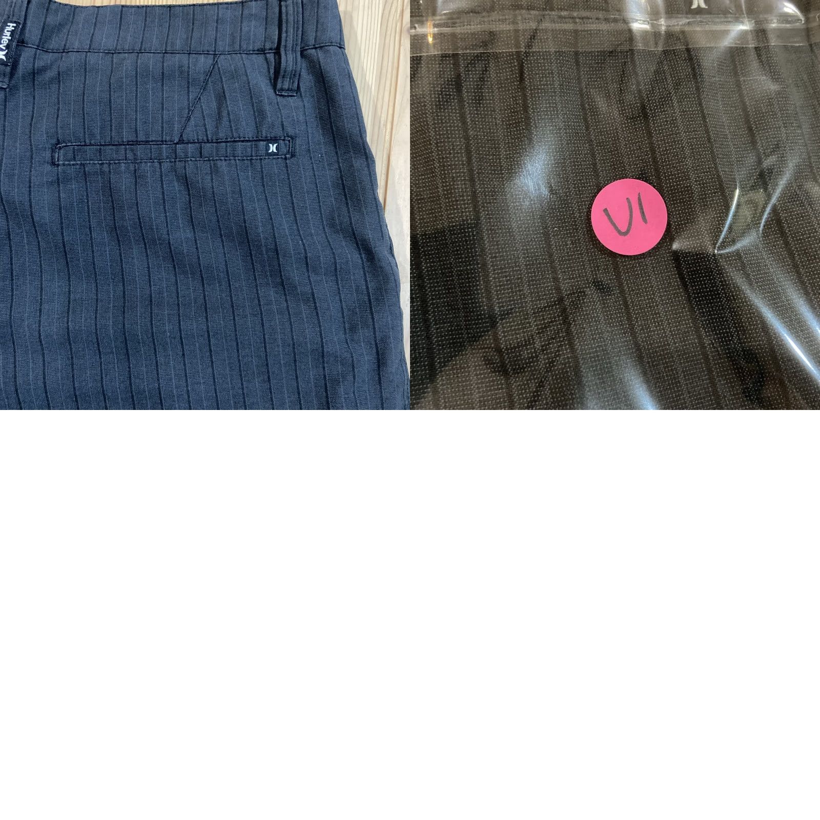 Hurley Hurley Men’s Shorts 30 Black Pinstripe Flat Front Casual Skate Surf Shorts Chino Pockets Vintage No Mens Size US 30 / EU 46 - 8 Thumbnail