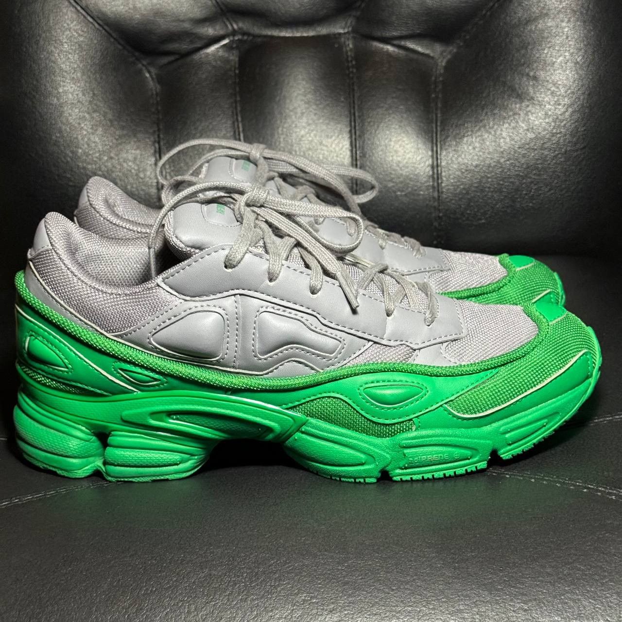 Adidas × Raf Simons Adidas Raf Simons ozweego Green Gray FW18 Size US 9 / EU 42 - 1 Thumbnail