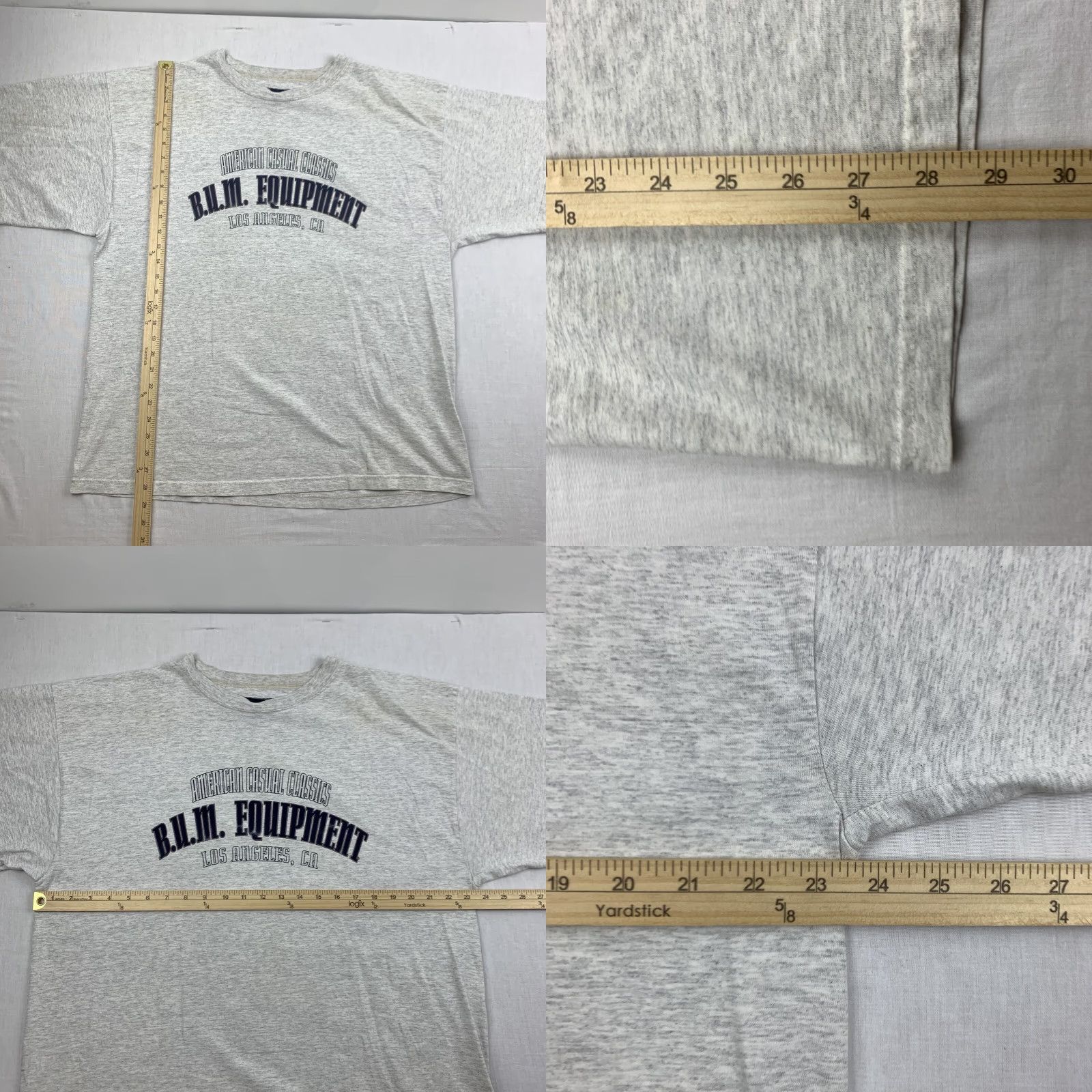 Vintage Vintage B.u.m. Equipment Shirt Adult Large Gray Sports Athletics Classic USA 90s Size US L / EU 52-54 / 3 - 8 Thumbnail