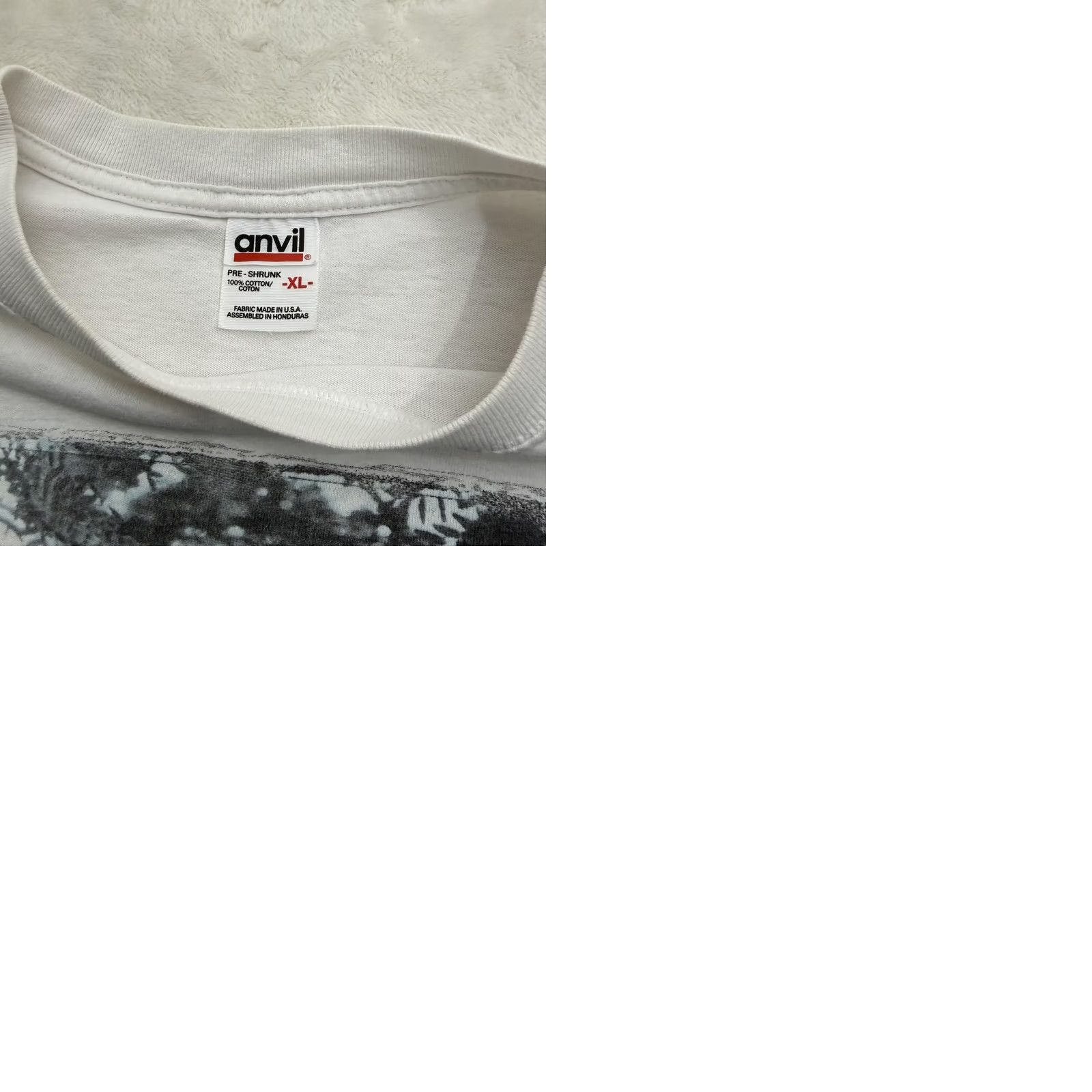 Anvil VINTAGE Don Henley Shirt Mens XL White Inside Job 2000 Tour Anvil Graphic Tee Size US XL / EU 56 / 4 - 10 Thumbnail