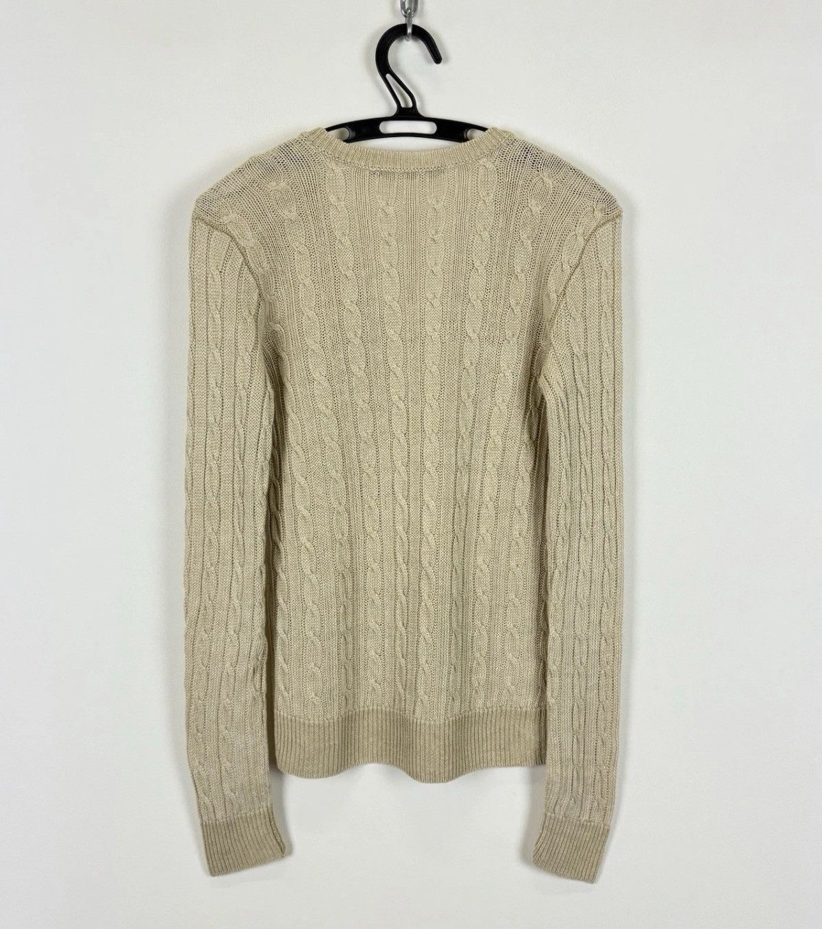 Ralph Lauren Ralph Lauren Linen Cable Knit V-neck Sweater Women’s Size S Size S / US 4 / IT 40 - 7 Thumbnail