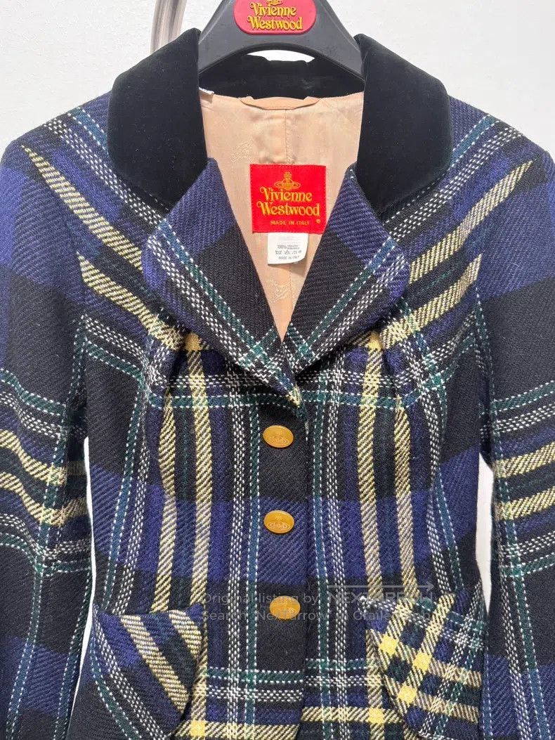 Vivienne Westwood Vivienne Westwood 90s vintage second-hand tweed velvet mix Size S / US 4 / IT 40 - 3 Thumbnail