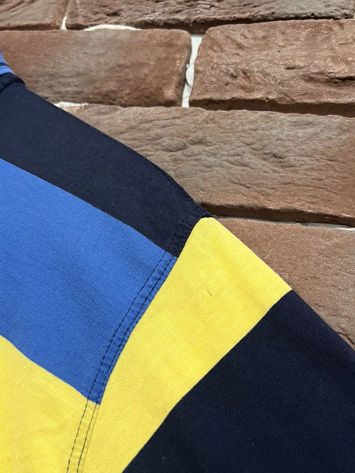 Burberry Vintage 80s Burberrys Vintage Striped Polo Shirt Small Hype Size US S / EU 44-46 / 1 - 5 Thumbnail