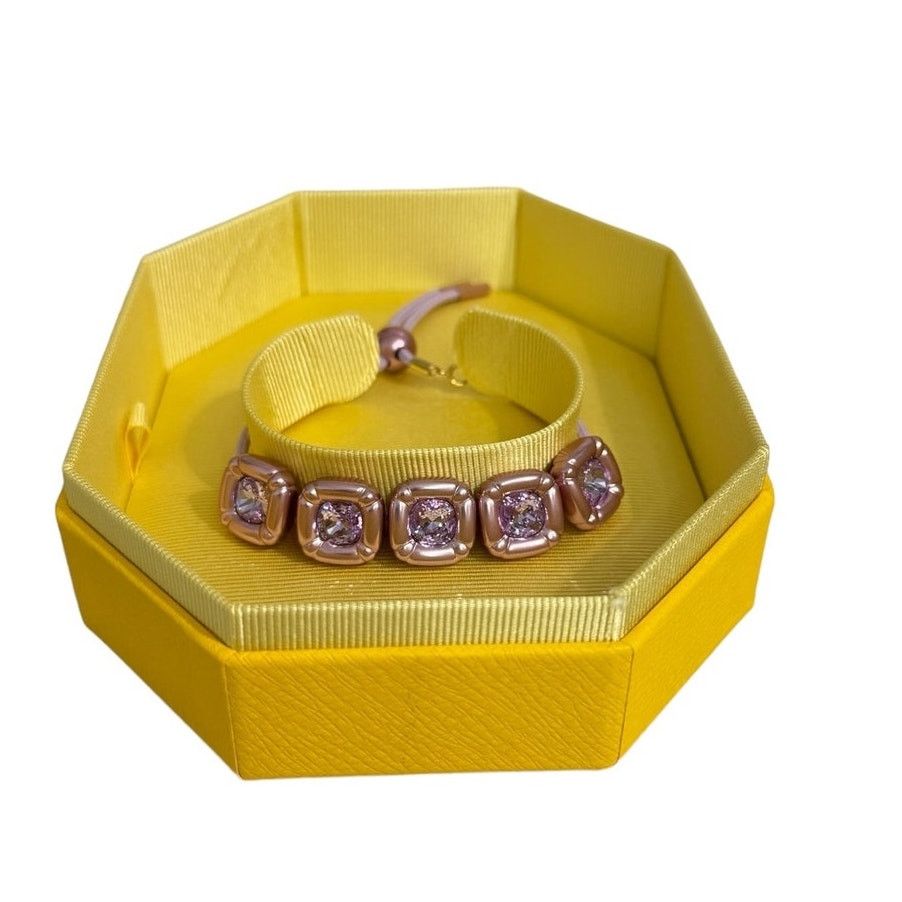 Swarovski Swarovski Dulcis bracelet Cushion cut, Purple New Medium Size ONE SIZE - 3 Thumbnail