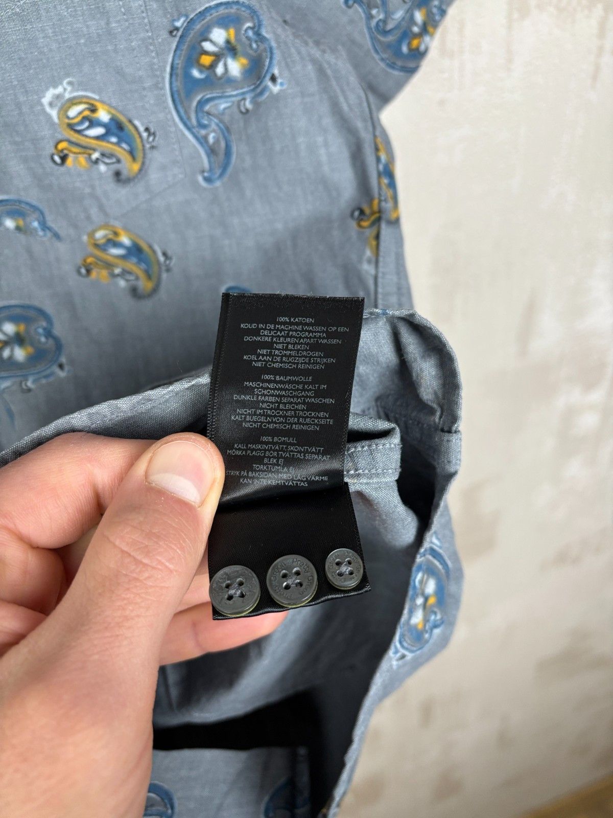 Pretty Green Pretty Green Paisley Short Sleeve Shirt Size M Size US M / EU 48-50 / 2 - 13 Thumbnail