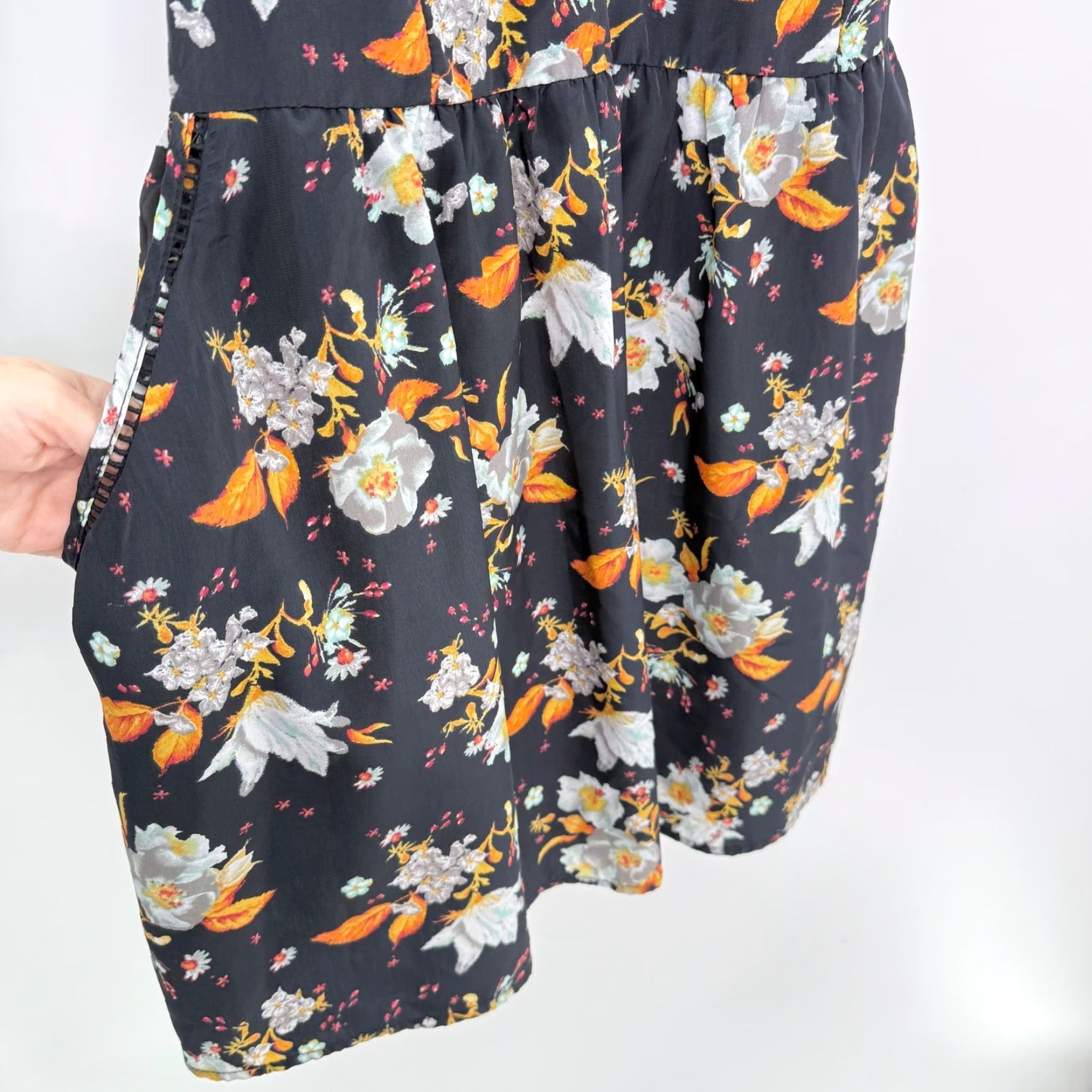 Vintage Xhilaration Floral Print Smocked Waist Spaghetti Strap Dress Womens XXL Size XXL / US 16-18 / IT 52-54 - 4 Thumbnail