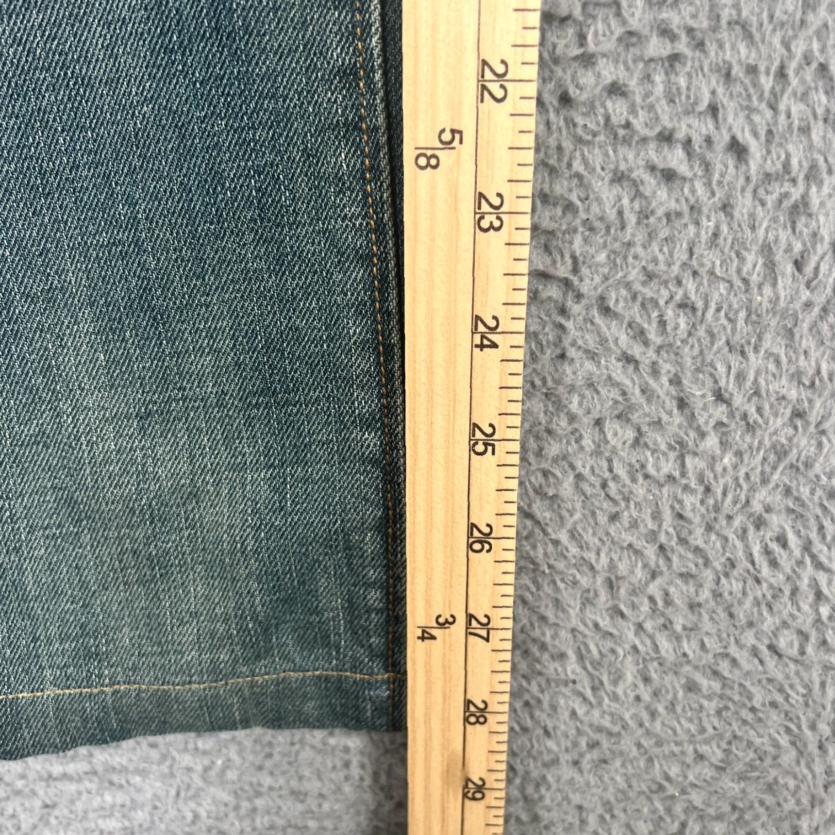 Vintage LACROSSE Jeans Mens 34x28 Straight Leg Denim 5-Pocket Blue USA Size US 34 / EU 50 - 3 Thumbnail
