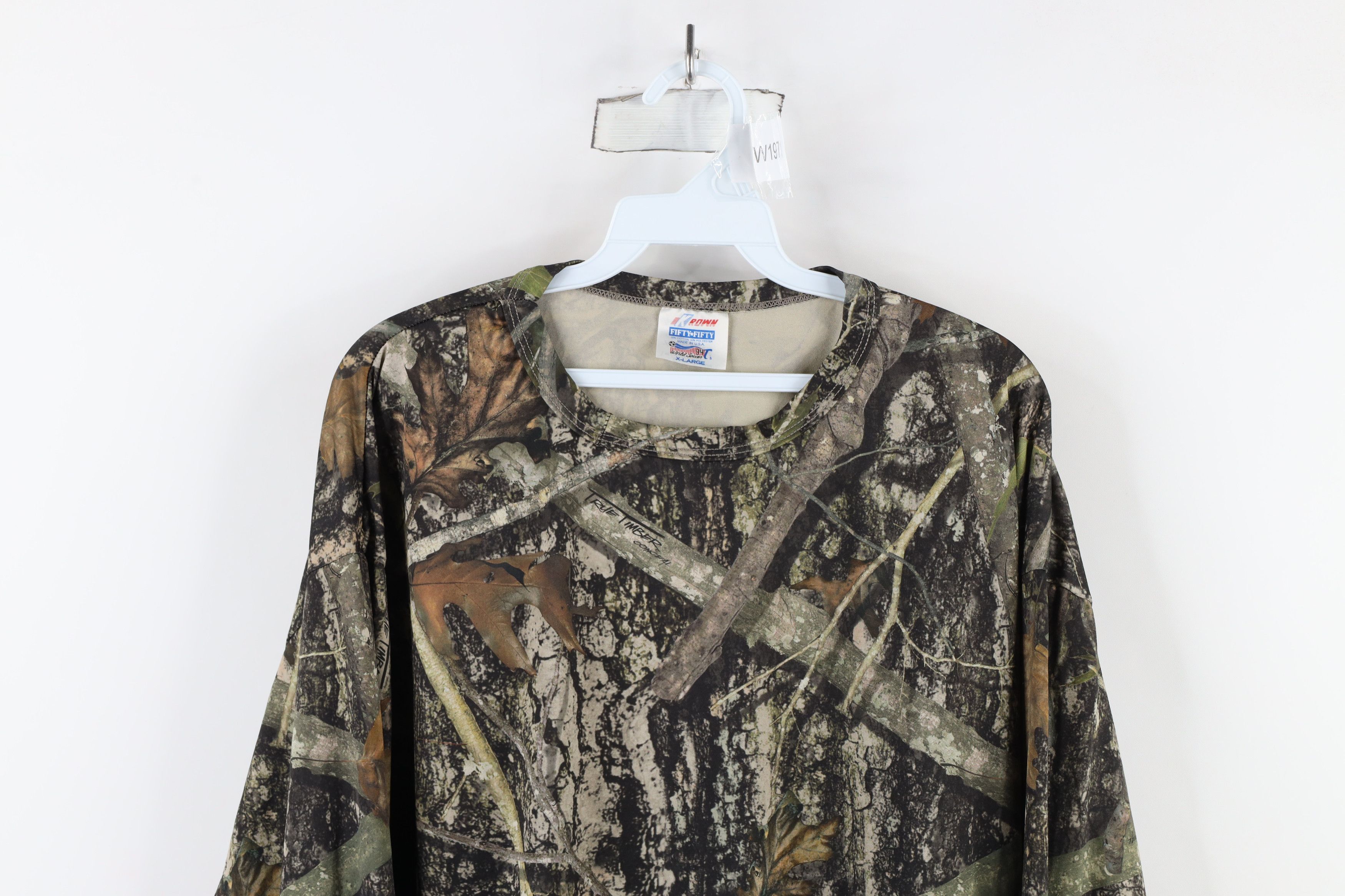 Vintage Vintage 90s World Cup Soccer Camouflage Long Sleeve T-Shirt Size US XL / EU 56 / 4 - 2 Thumbnail