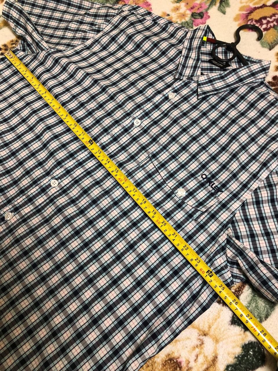 Oakley Oakley Plaid Short Sleeve Button Down Shirt Size US XXL / EU 58 / 5 - 4 Thumbnail