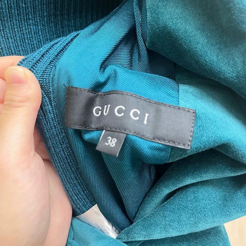 Gucci Gucci Blue stitched velvet suit jacket 2505-Nextarrow Size XS / US 0-2 / IT 36-38 - 3 Thumbnail
