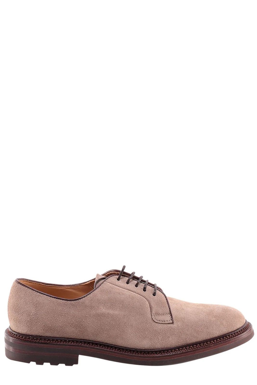 Brunello Cucinelli o1w1db10725 Lace Up Derby Shoes in Light Grey Size US 8 / EU 41 - 1 Thumbnail