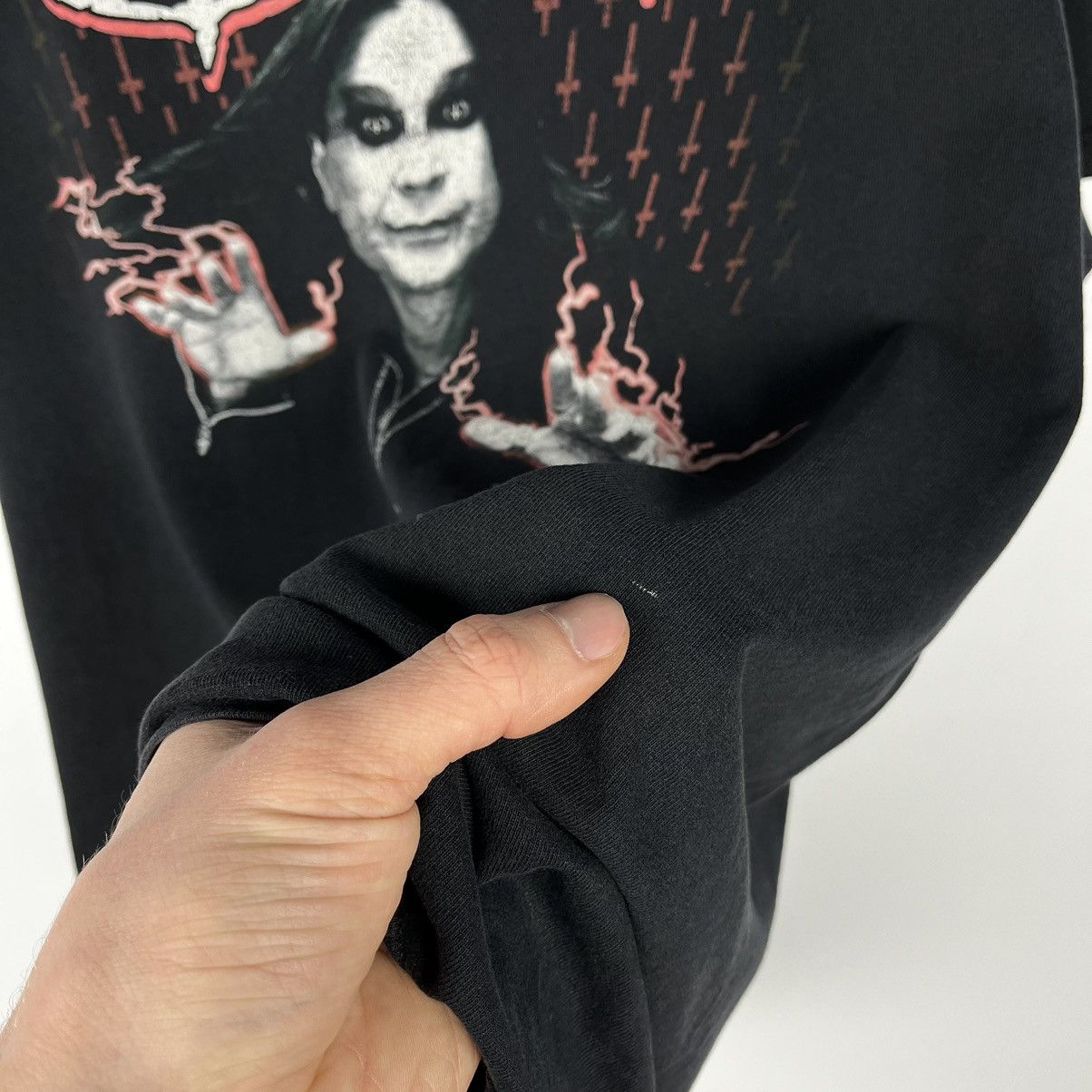 Band Tees Vintage Ozzy Osbourne Rare Concert T Shirt 2002 Size US L / EU 52-54 / 3 - 9 Thumbnail