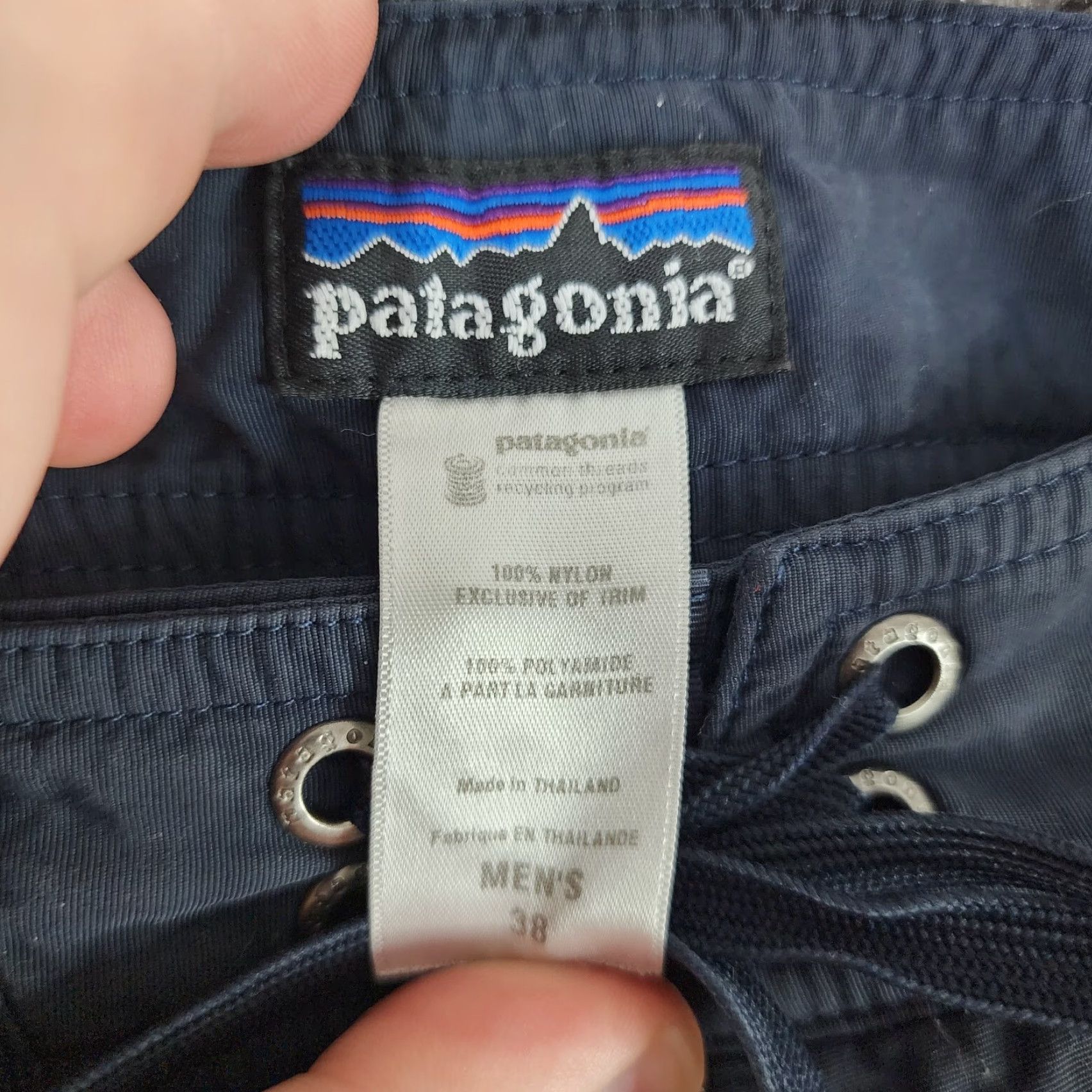 Patagonia Patagonia Board Shorts Mens Bottom 38 Blue 100% Nylon Swim Shorts Size 38 Size US 38 / EU 54 - 3 Thumbnail