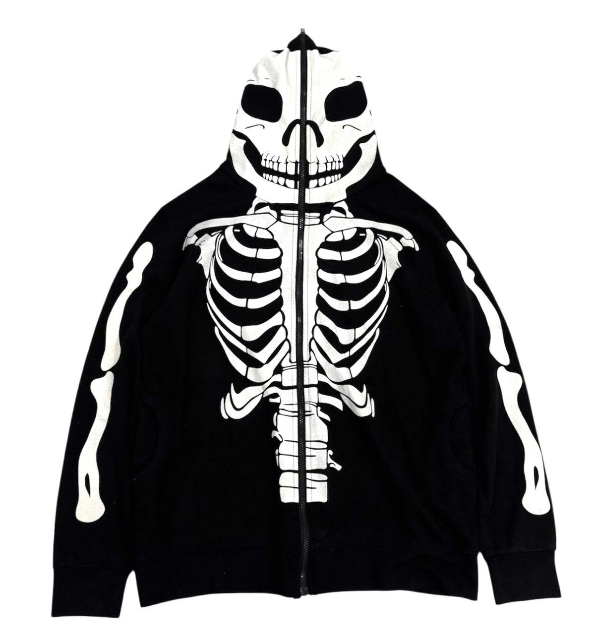 Hysteric Glamour × If Six Was Nine × Japanese Brand Y2k Skeleton ifsixwasnine zip up ninja hoodie Size US L / EU 52-54 / 3 - 2 Thumbnail