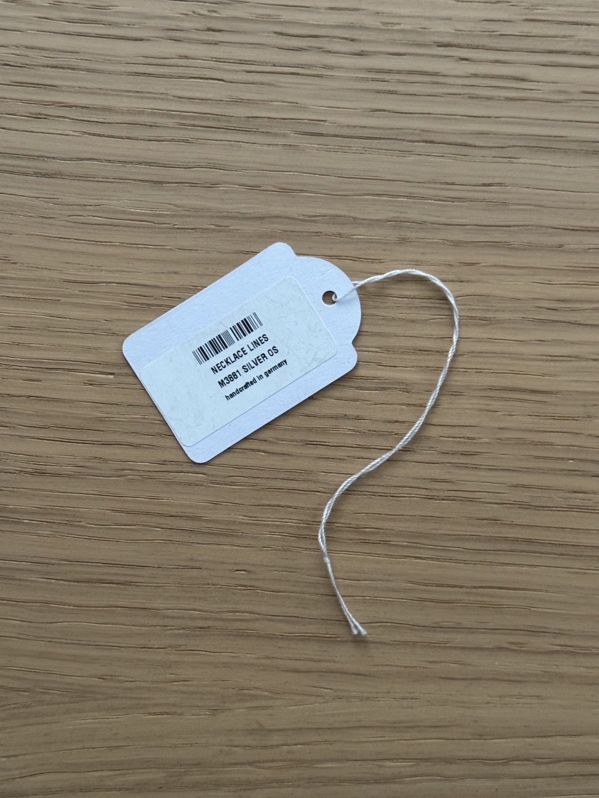 Werkstatt Munchen Werkstatt Munchen M3881 Silver Necklace Lines Size ONE SIZE - 4 Thumbnail