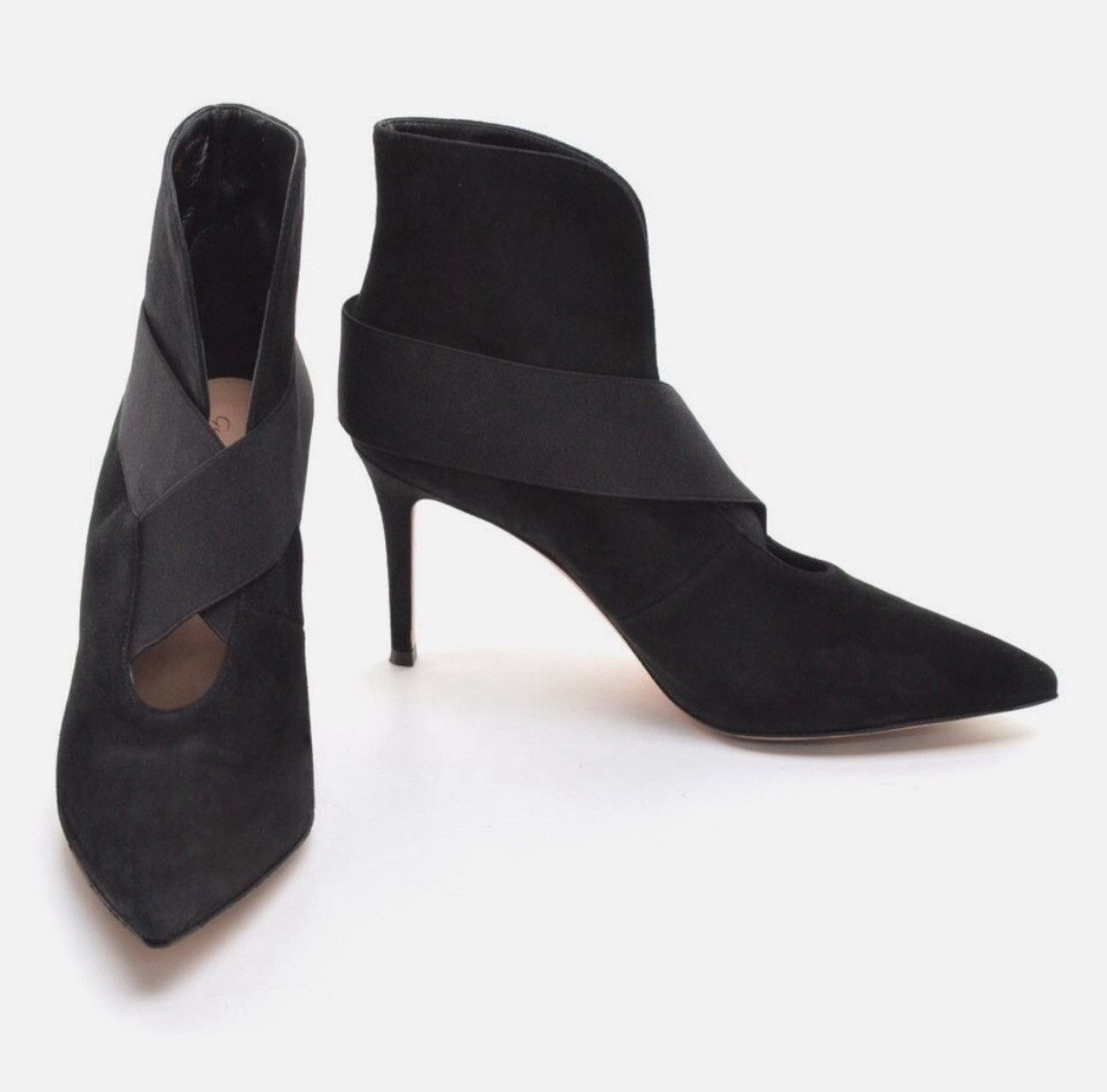 Gianvito Rossi Gianvito Rossi Boots Womens Size 36.5 Suede Leather Pointed Size US 6 / IT 36 - 1 Thumbnail