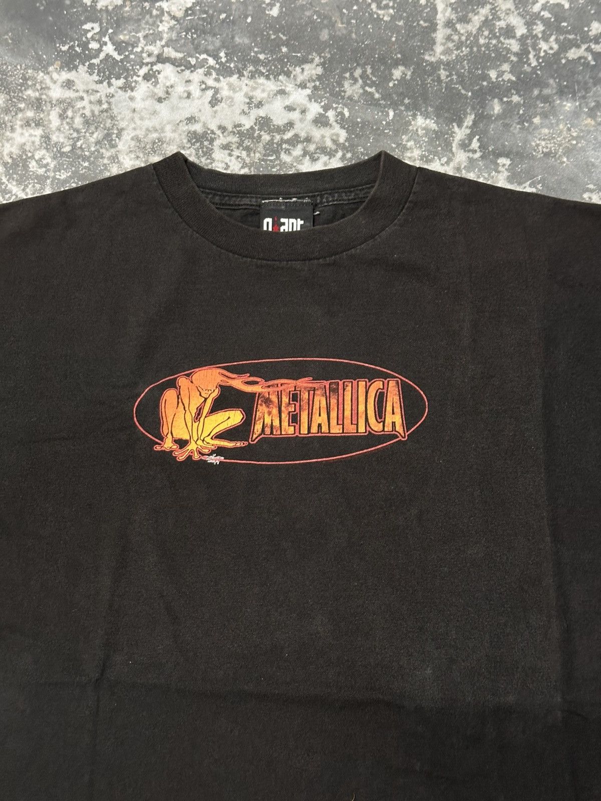 Band Tees × Vintage Vintage 90s Metallica Long Sleeve Shirt by Giant Band Tee Size US M / EU 48-50 / 2 - 2 Thumbnail