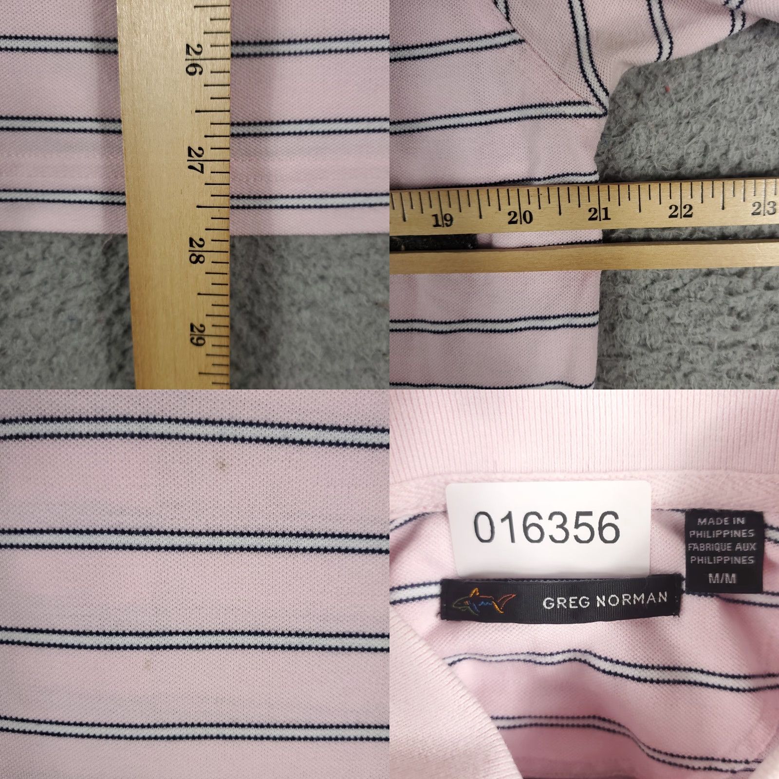 Vintage VINTAGE Greg Norman Polo Shirt Mens Size Medium Pink Striped Short Sleeve Casual Polo Shirt Modern/Preppy Mens Medium Pink Red White Stripes Size US M / EU 48-50 / 2 - 8 Thumbnail