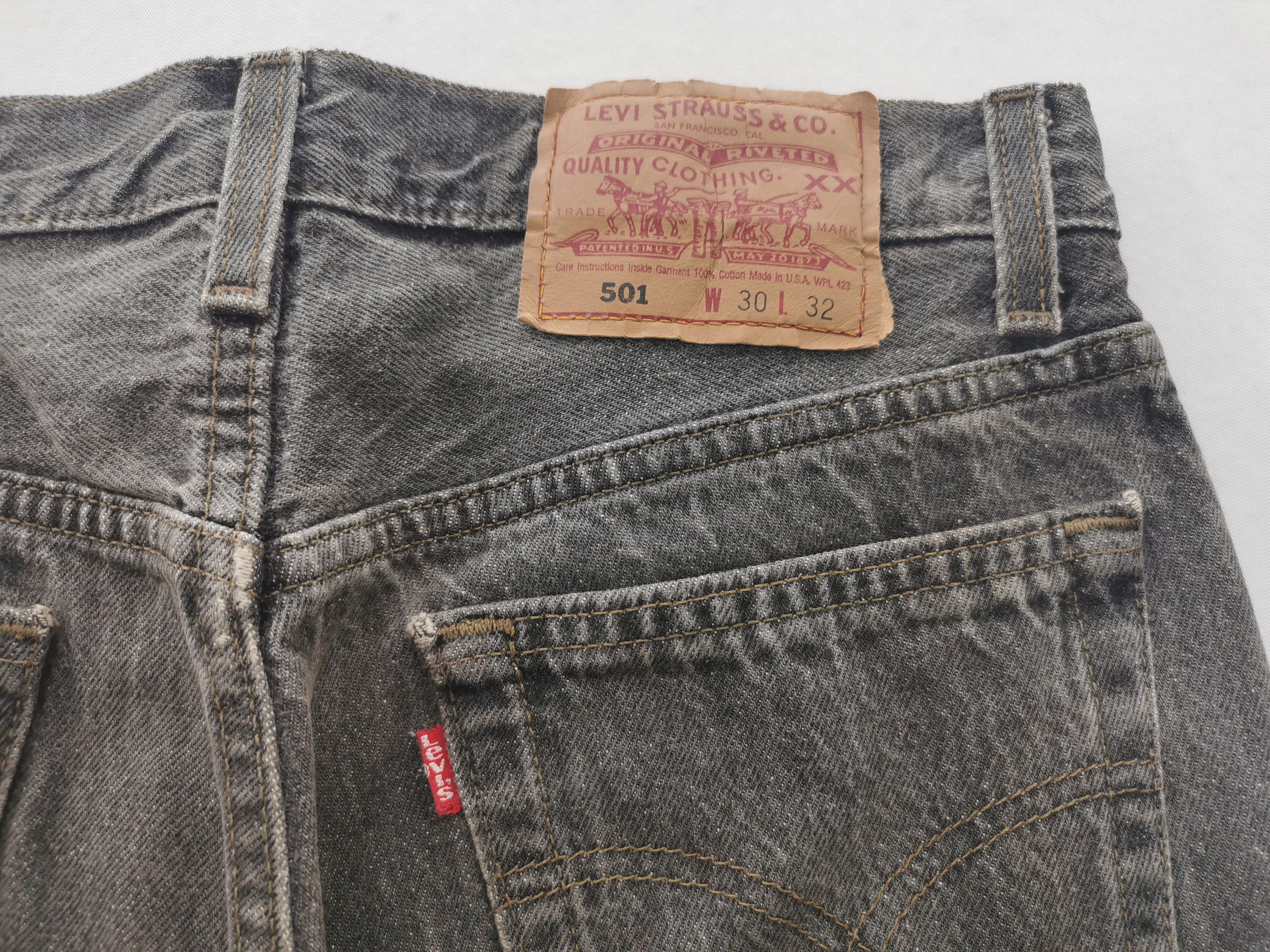 Levi's Vintage 90's Levis Lot 501 Denim Made In USA Size 30/30x32 Size US 30 / EU 46 - 7 Thumbnail