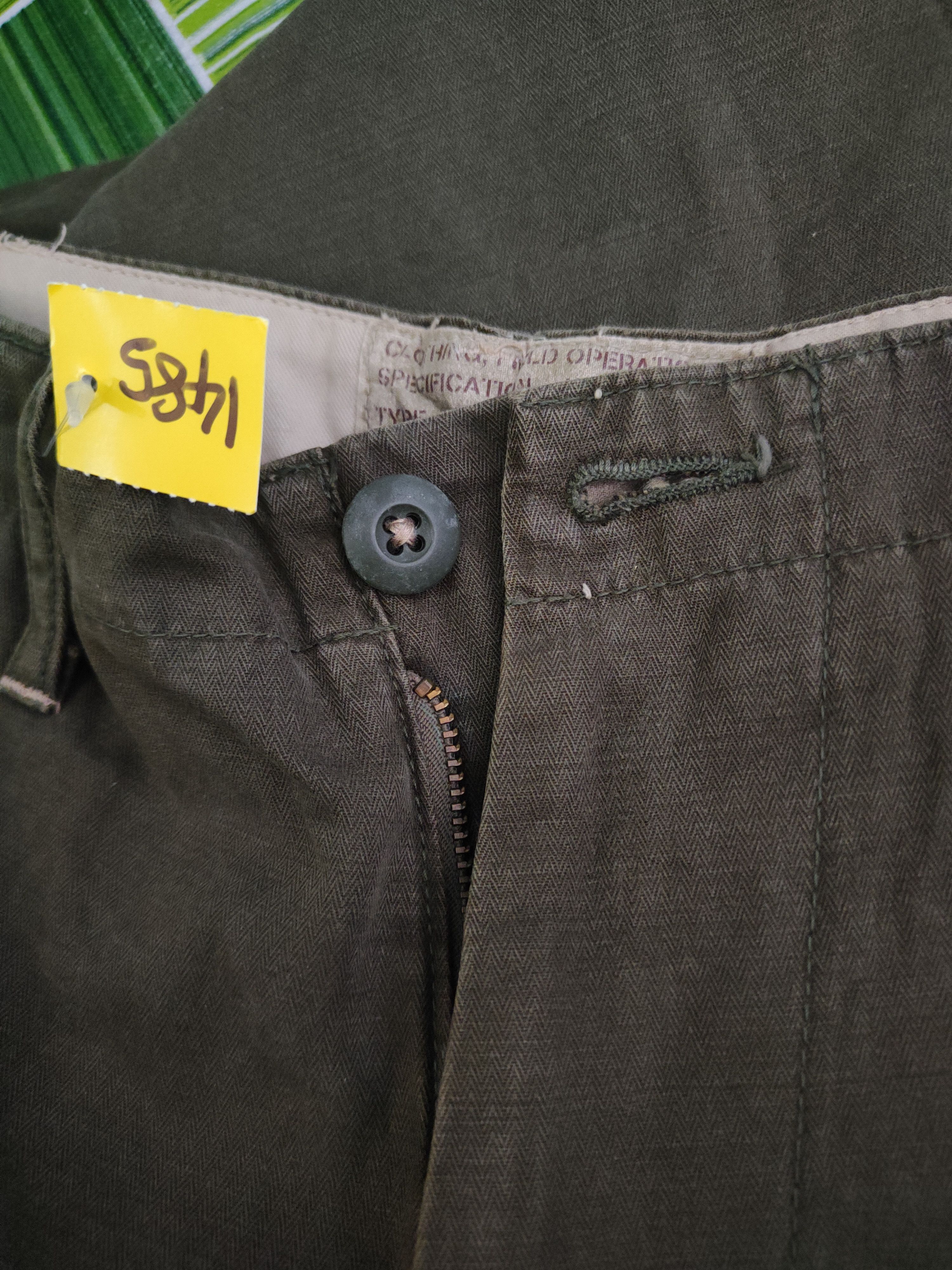Japanese Brand DL Blue Way Olive Multipocket Tactical Cargo Pants #1485 Size US 30 / EU 46 - 15 Thumbnail