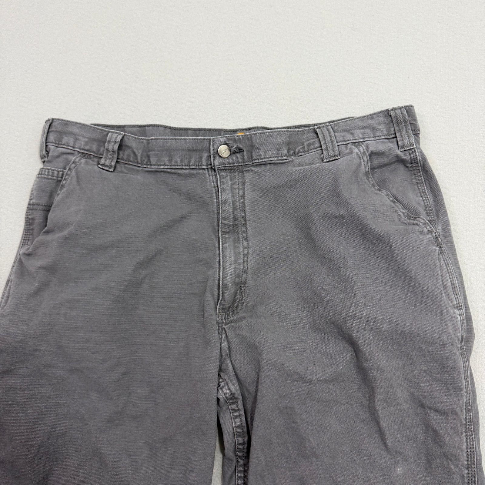 Carhartt Carhartt Rugged Flex Canvas Shorts Men's 40 Gray 13" Inseam Size US 40 / EU 56 - 2 Thumbnail