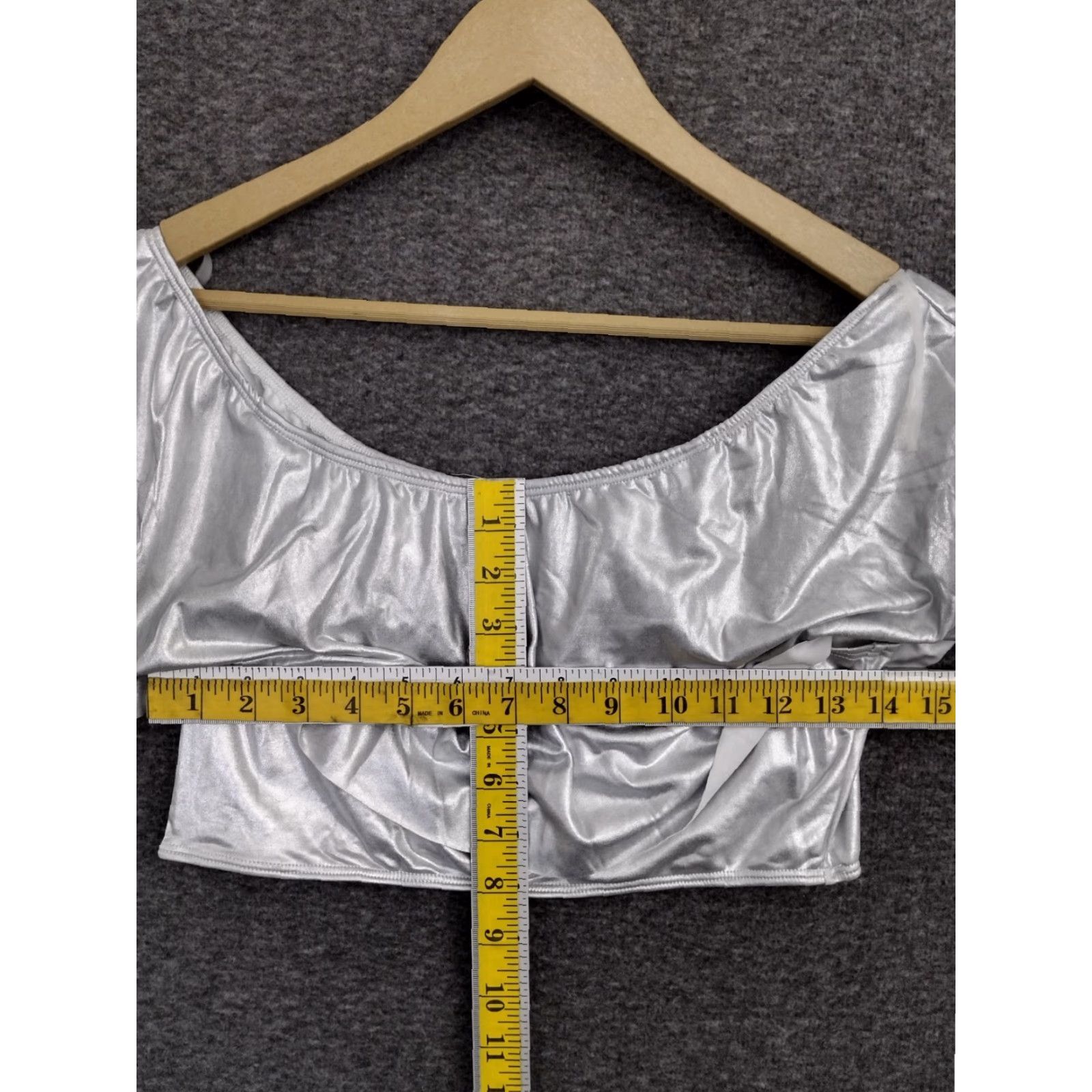 Vintage Codigo Bikini Silver Strappy 2 Piece Off Shoulder Bandeau Cheeky L Womens Adult L Size L / US 10 / IT 46 - 5 Thumbnail