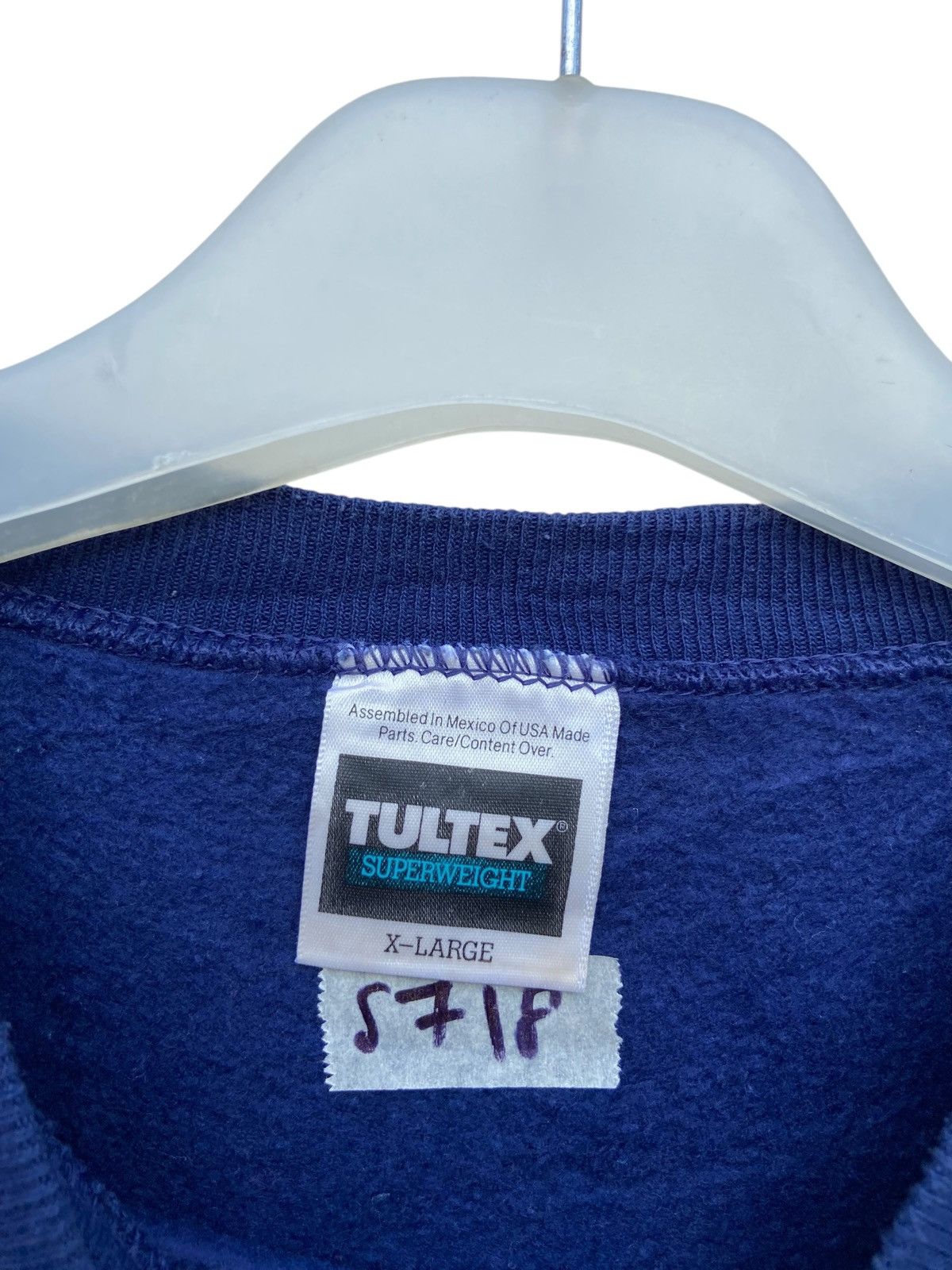 Handmade Vintage Hand Made Acid Wash For Tultex Sweatshirt Size US XL / EU 56 / 4 - 4 Thumbnail