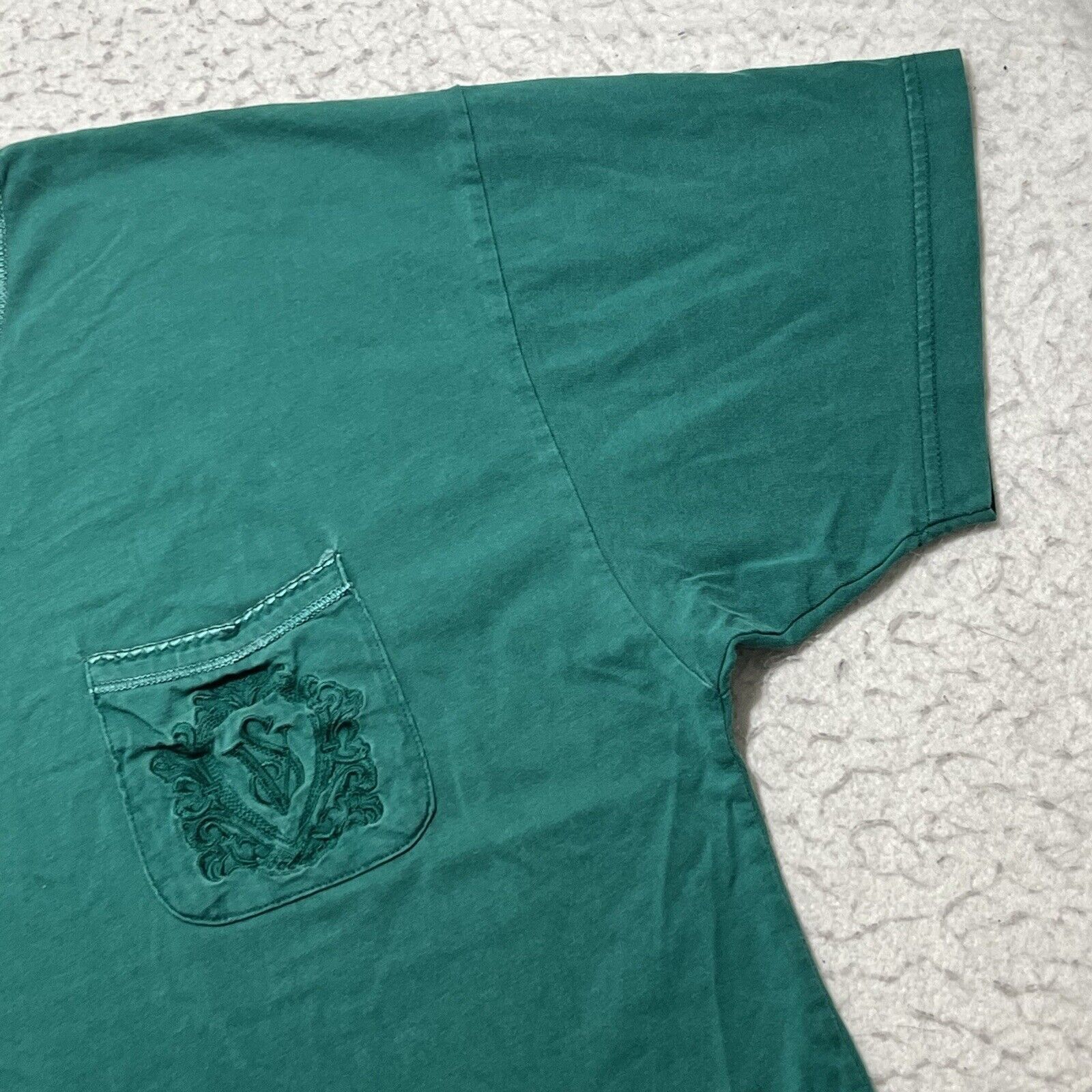 Victoria's Secret Vintage Victoria's Secret Pocket T Shirt Teal Green Size M / US 6-8 / IT 42-44 - 4 Thumbnail