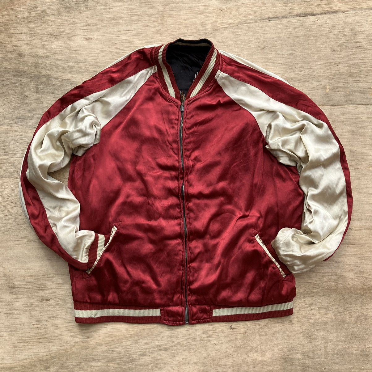 Japanese Brand THE JAPANESE TRADITION SUKAJAN REVERSIBLE VINTAGE JACKET Size US L / EU 52-54 / 3 - 9 Thumbnail