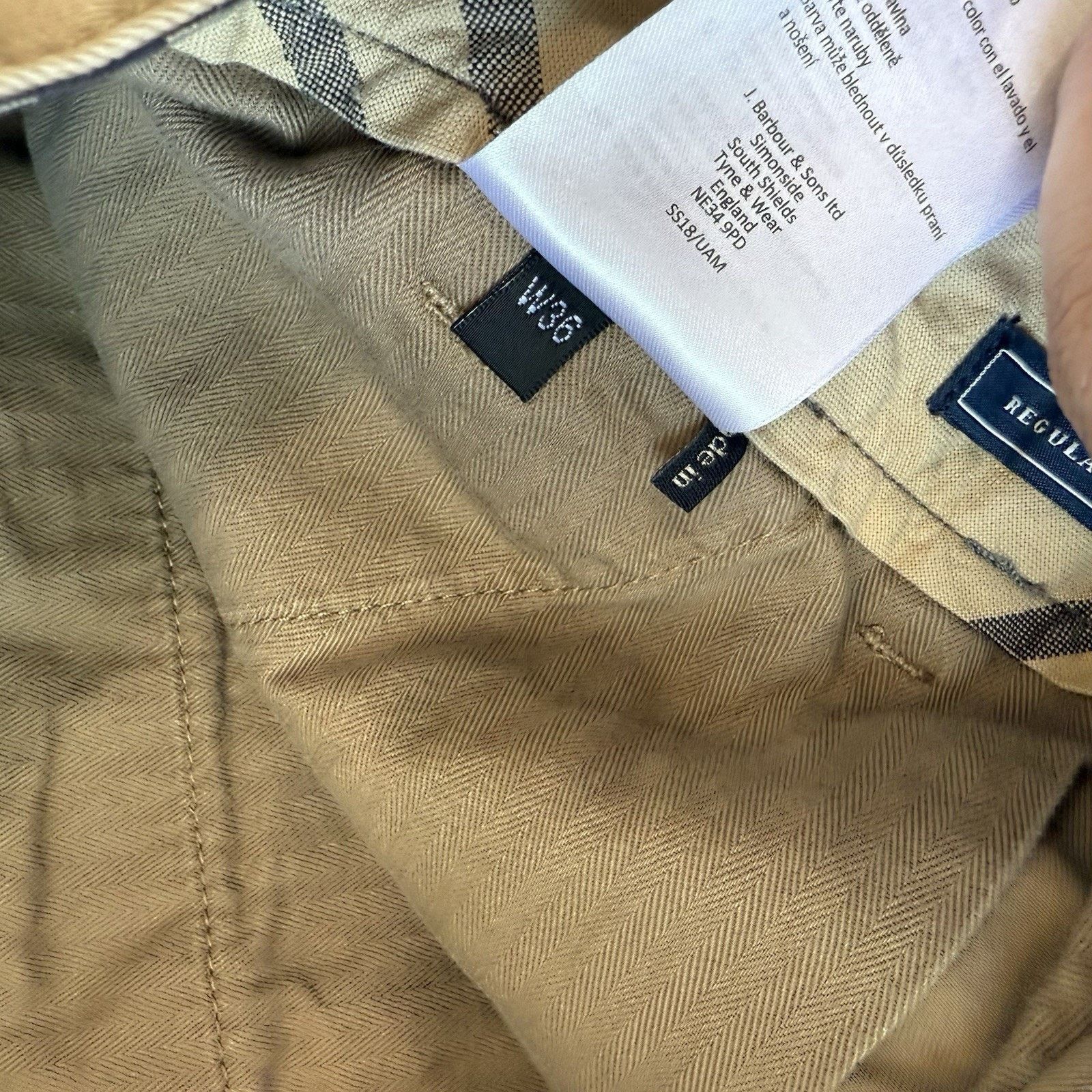 Barbour Barbour Chino Shorts 35 Beige Khaki New York Streetwear Size US 35 - 7 Thumbnail