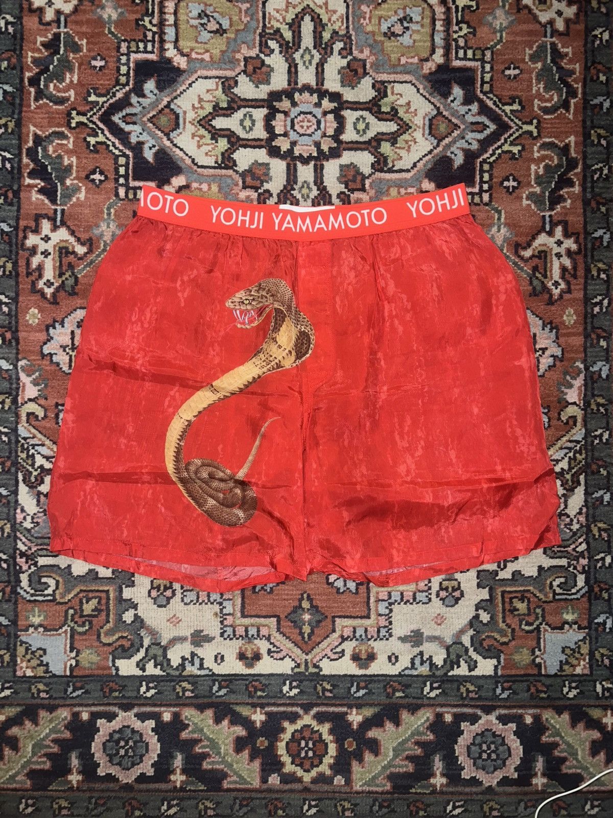Yohji Yamamoto Yohji Yamamoto Pour Homme AW09 Red Cobra Shorts Size US 32 / EU 48 - 1 Thumbnail