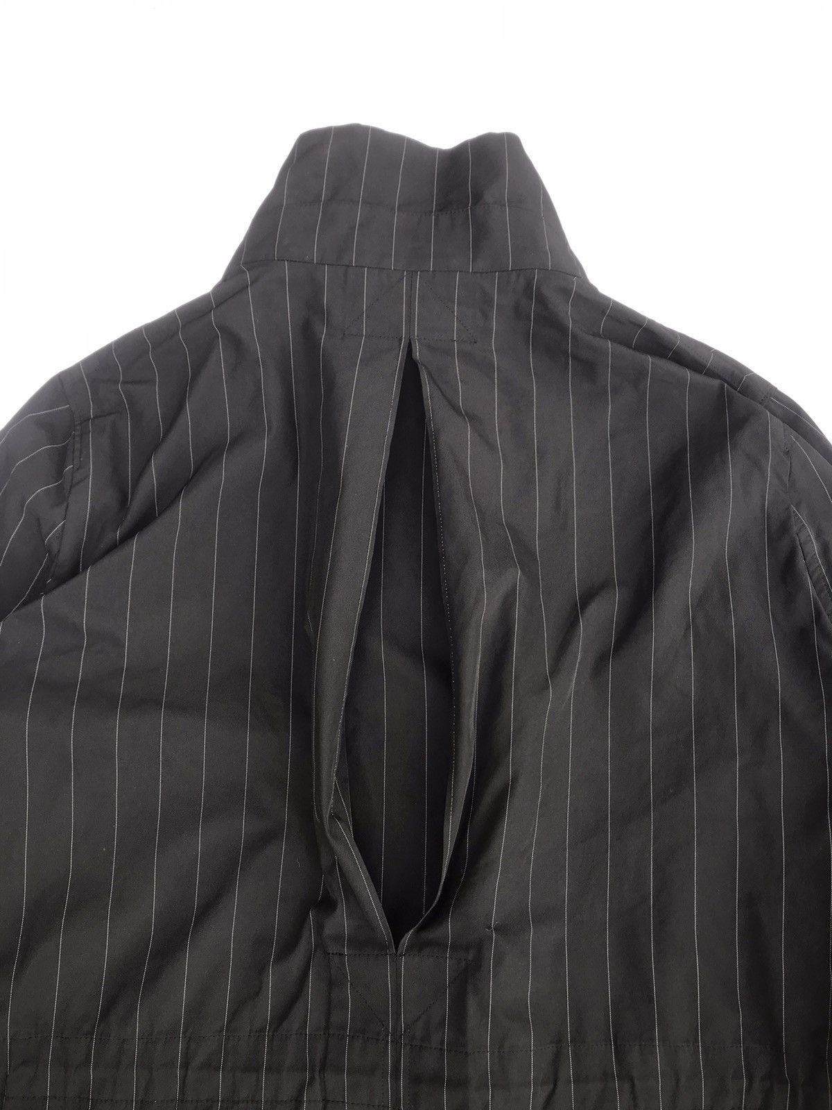 Comme Ca Ism × Designer × Japanese Brand Comme Ca Du Mode Japan Pinstripe Fleece Lined Zipper Coat Size M / US 6-8 / IT 42-44 - 6 Thumbnail